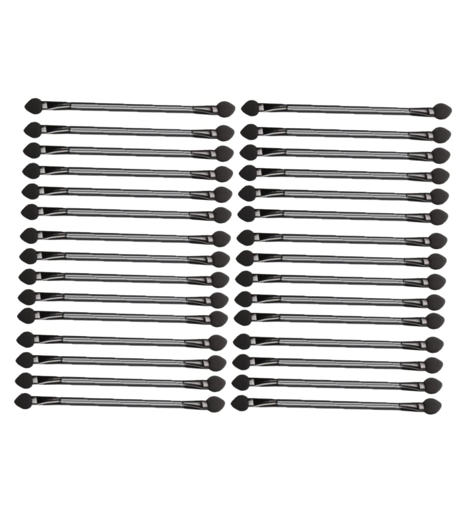 Beavorty 30pcs Double Ended Eyeshadow Brush Foam Sponge Black Makeup Makeup Foam Makeup Brush Black Eyeshadow Cosmetic Double-headed Eyeshadow Stick Blush - Buy Online on GoSupps.com