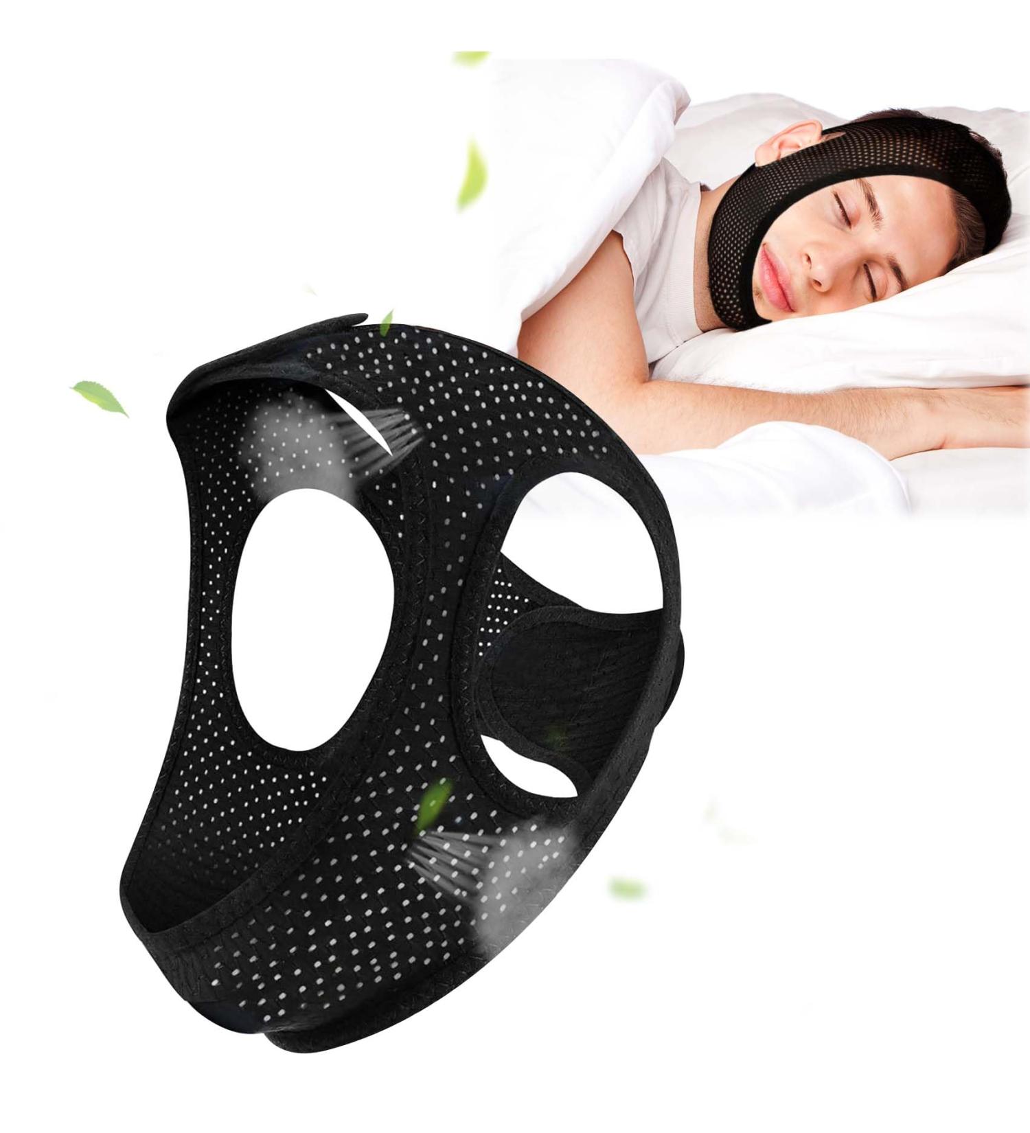 Anti Snoring Chin Strap - Soft Adjustable Snoring Stopper for Snore Relief - Buy Online on GoSupps.com