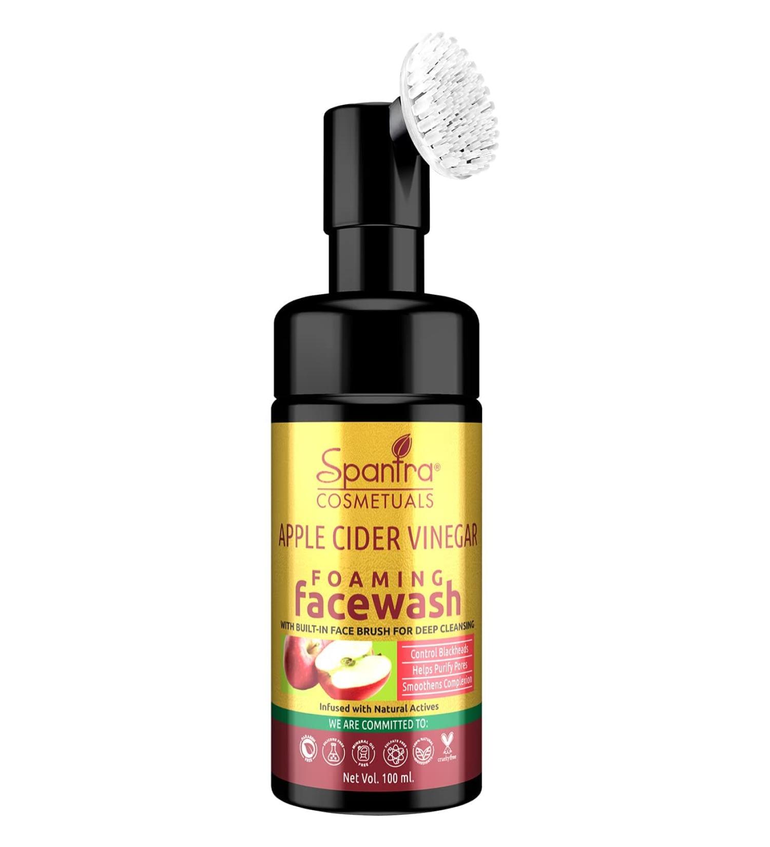 Spantra Nettoyant visage moussant au vinaigre de cidre de pomme 100 ml - Buy Online on GoSupps.com