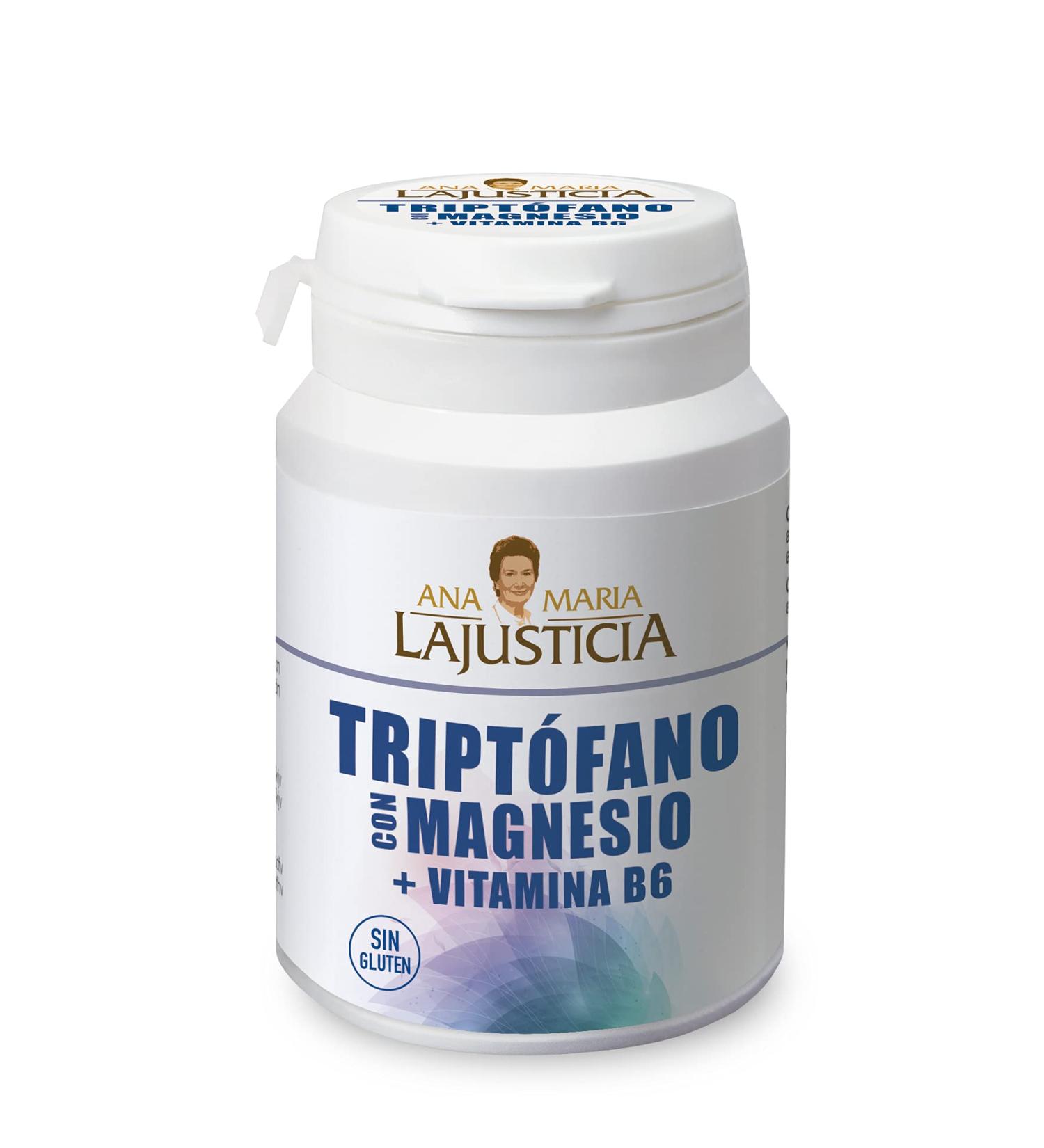 Ana Maria Lajusticia Tryptophan with Magnesium & Vitamin B6 60 Tablets - Buy Online on GoSupps.com