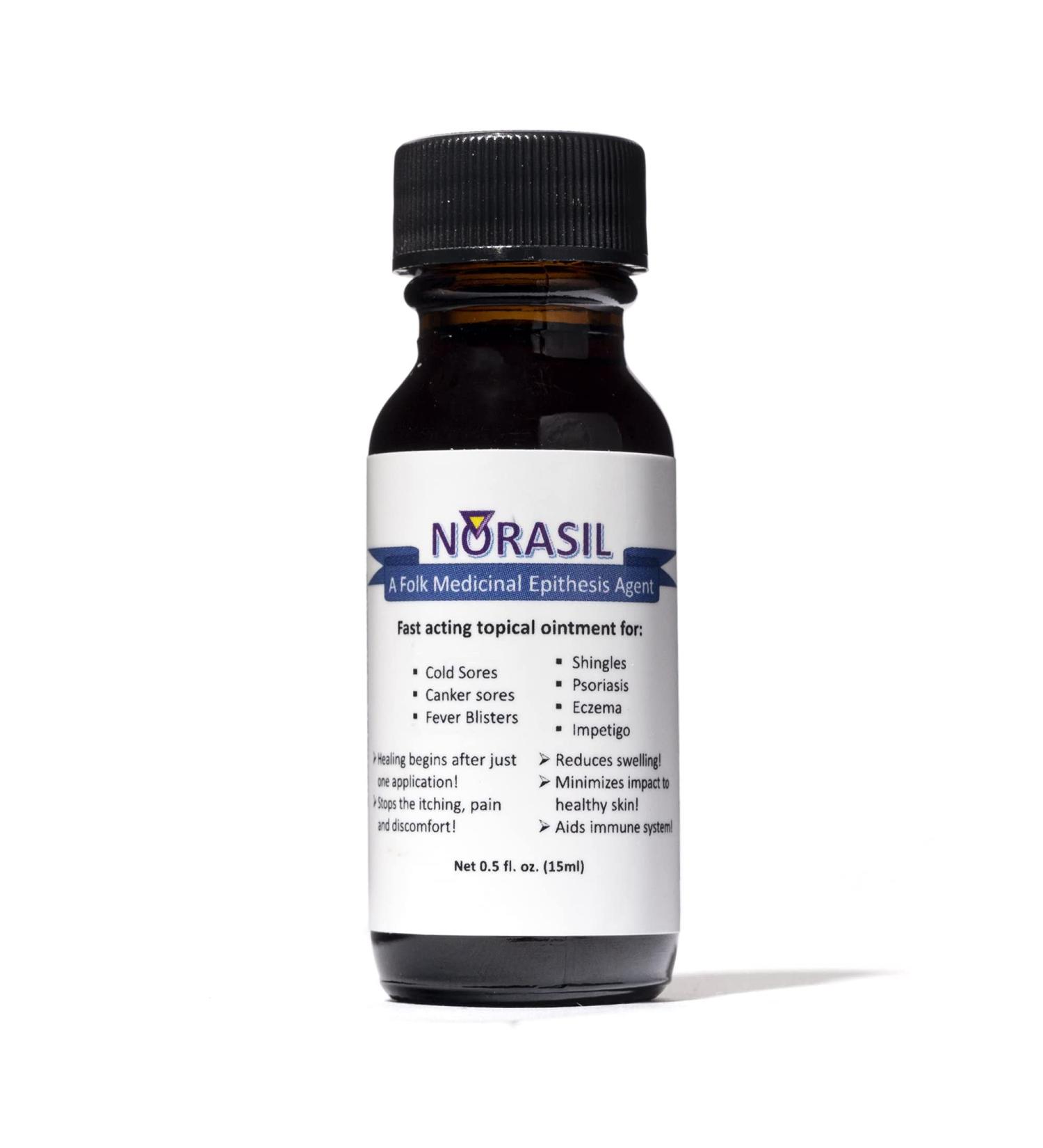 Norasil Ointment - Natural Remedy for Fever Blisters, Canker Sores, Cold Sores - Buy Online on GoSupps.com