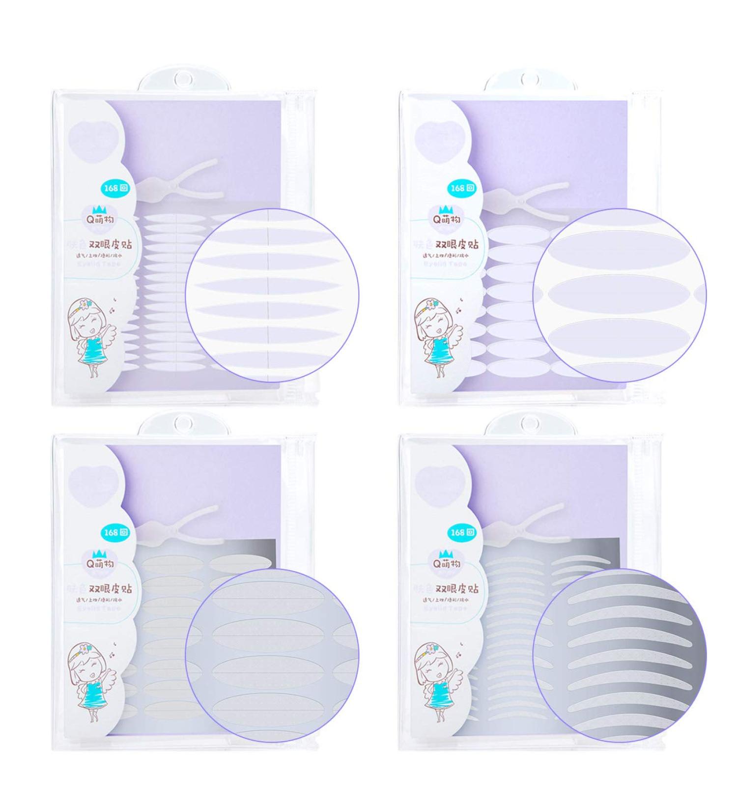 1344Pcs Eyelid Lift Strips - Ultra Invisible Double Eyelid Tape Stickers - No Surgery Instant Lift - Perfect for Hooded Droopy Uneven Mono-Eyelid - Buy Online on GoSupps.com