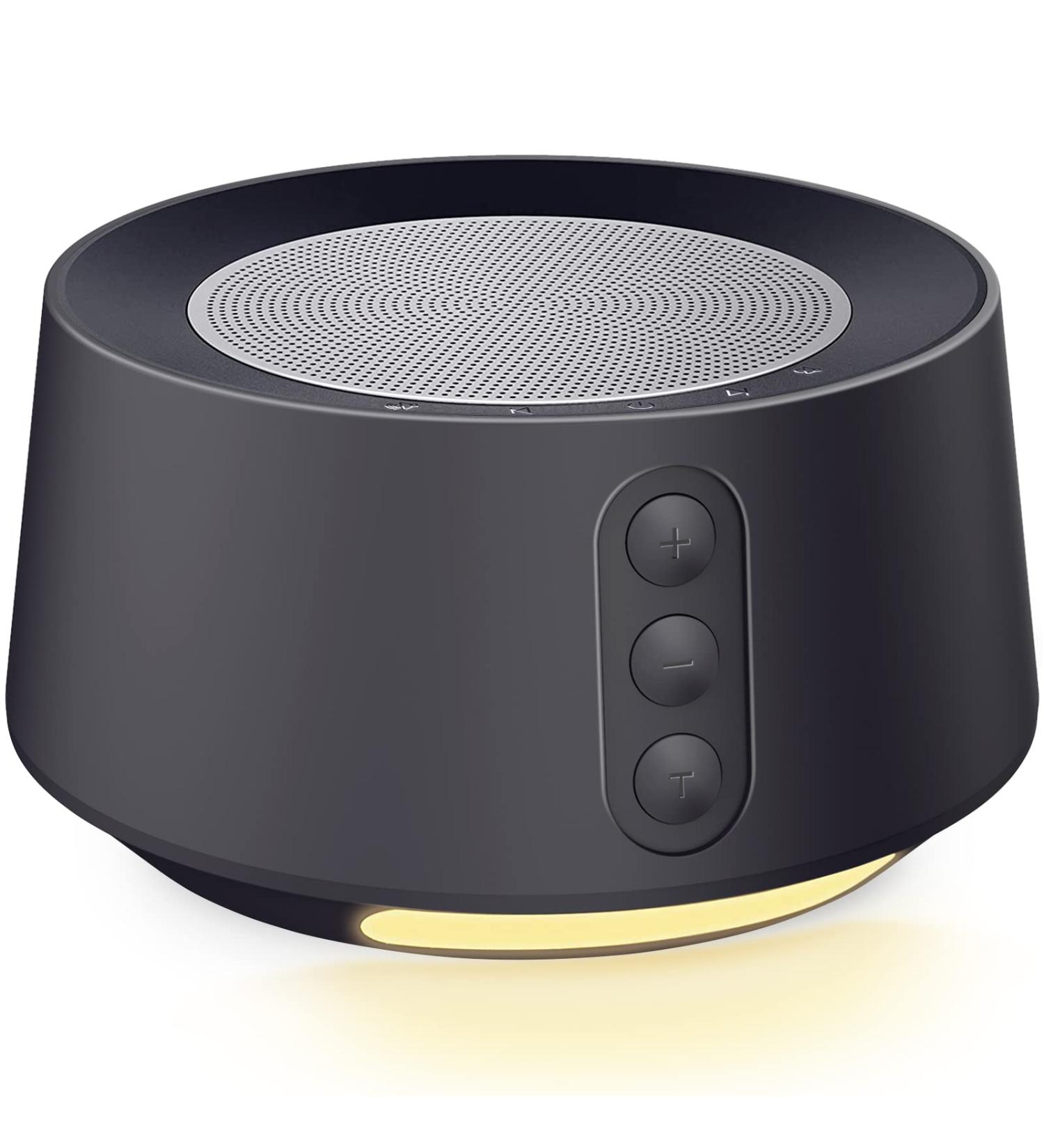 Fitniv White Noise Machine with Adjustable Night Light | 14 High Fidelity Soundtracks | Timer & Memory Feature | Plug-In Sound Machine for Baby & Adults - Black - Buy Online on GoSupps.com