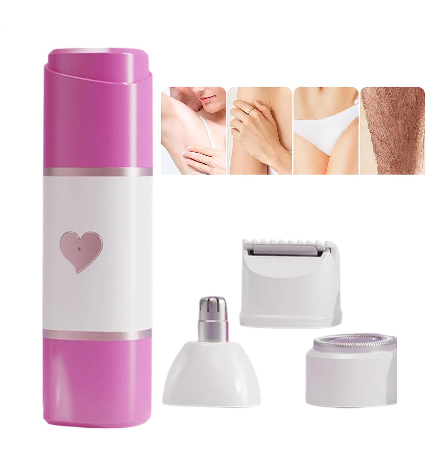 Tondeuse cheveux individuelle d licate avec 3 t tes - Trimmer Bikini pour femme pour cheveux faciaux corps peau jambes femmes beaut voyage filles - Buy Online on GoSupps.com