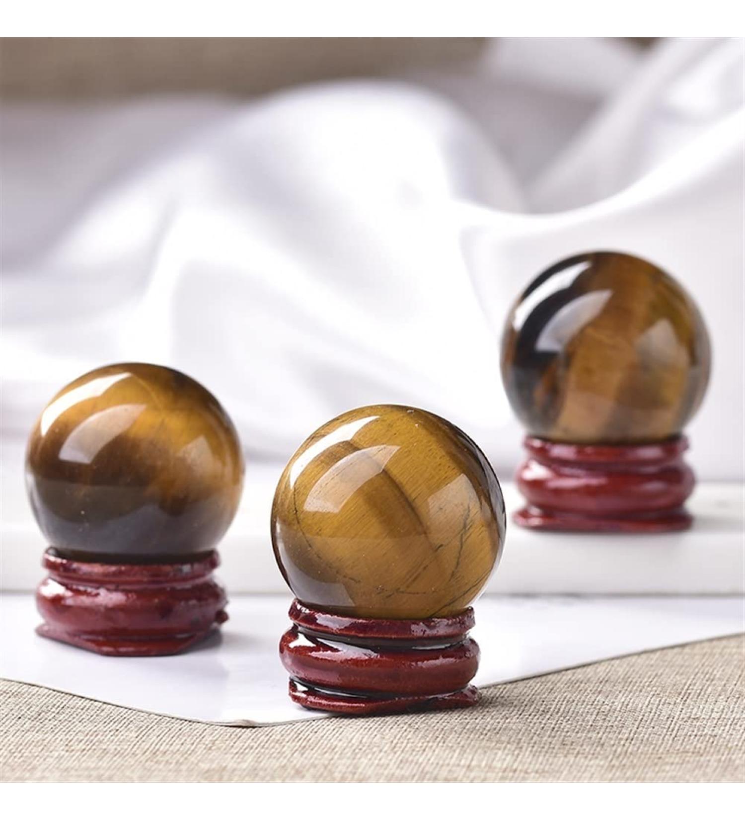 1PC Natural Rose Quartz Citrine Ball 30mm Stone Raw Crystals Gemstone Decoration Home Decor Raw Reiki DIY Gifts Great Choice for Home Decoration kaixun (Color : Tigers Eye) - Buy Online on GoSupps.com