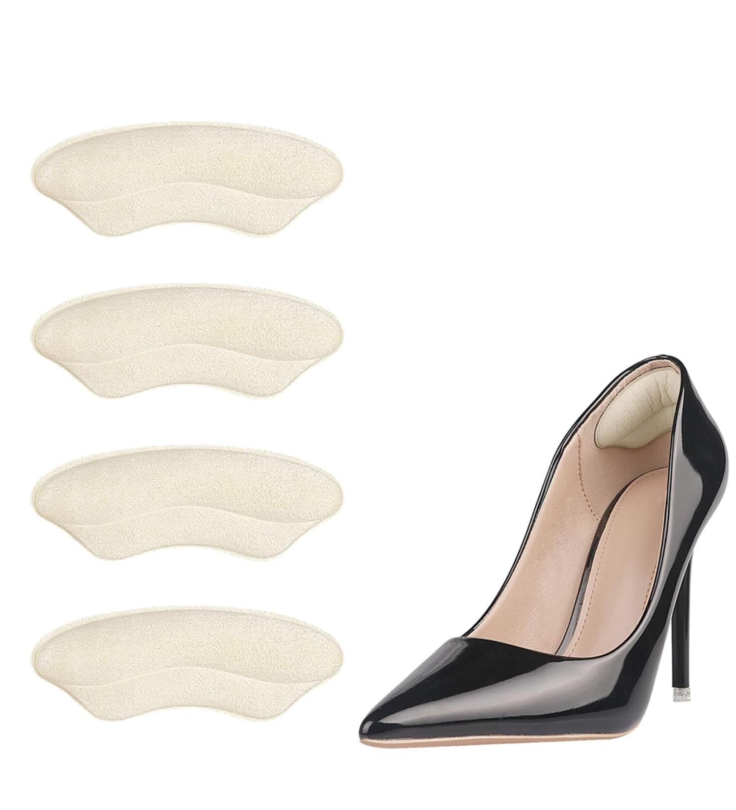 Heel Grips for Women's Shoes - Blister Protection & Pain Relief Inserts (2 Pairs Beige - Buy Online on GoSupps.com