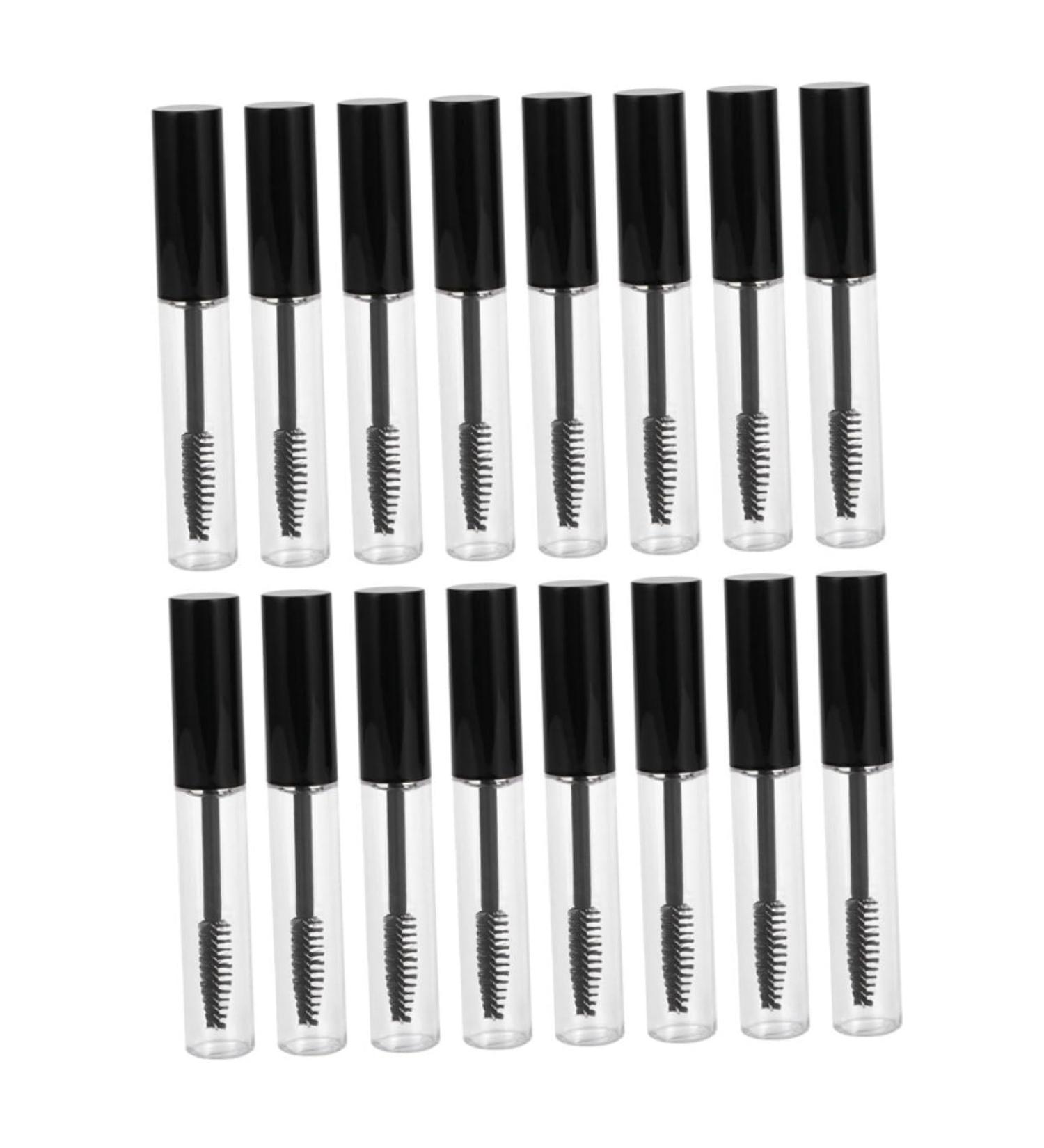  Gogogmee Set of 16 Circular Eyelash Brush Tubes 10ml Refillable Mascara Containers Eyelash Cream Holders - Buy Online on GoSupps.com