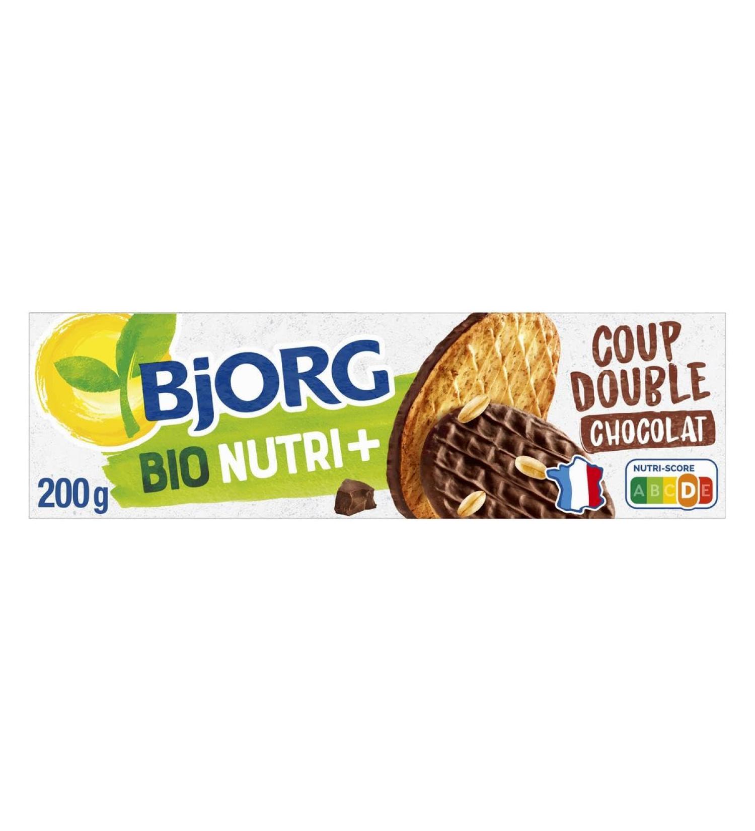  G n rique BJORG Bjorg Double Chocolate Biscuit Organic 200 g 200 g Pack of 3 Sold as a Set - Buy Online on GoSupps.com