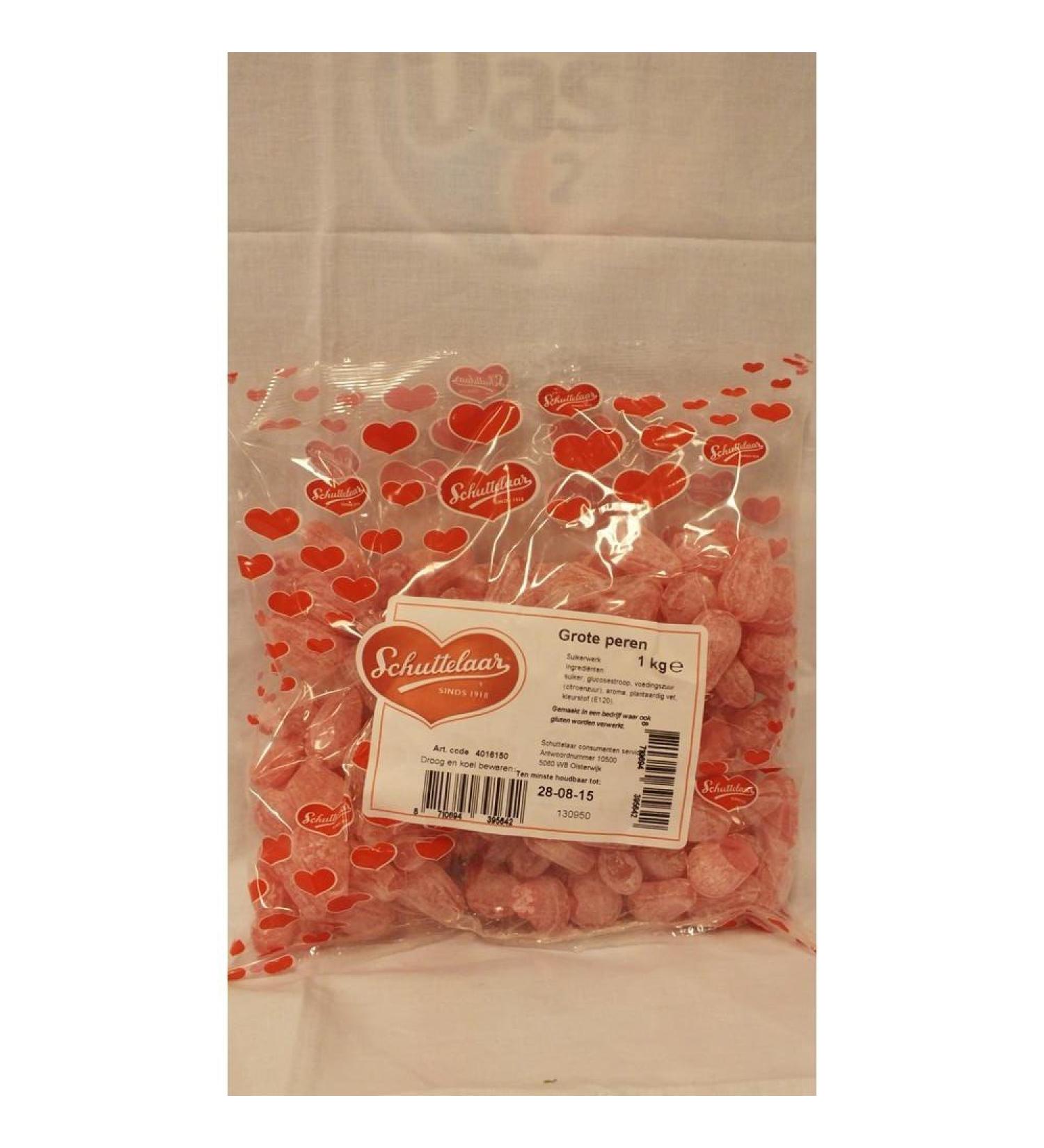 Concorp Schuttelaar Bonbon Large Pears Sachet de 1000 g (bonbon d'ampoules)