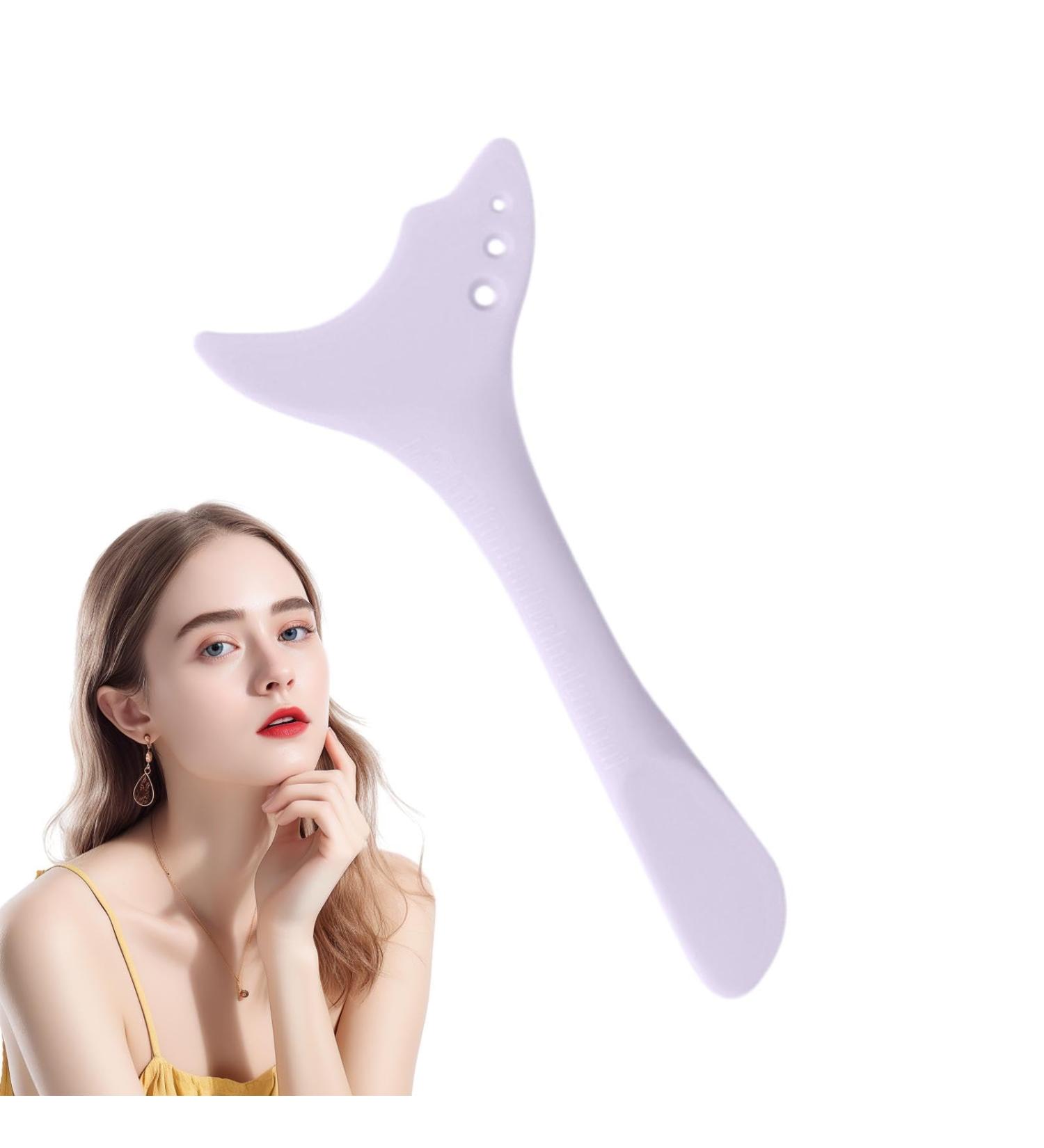SOULAGRY Mascara Shield Guard Silicone Eyelash Guide | Multifunctional Reusable Eyelash Lipstick Eyeshadow Applicators Aid Tool For Makeup Application Purple - Buy Online on GoSupps.com