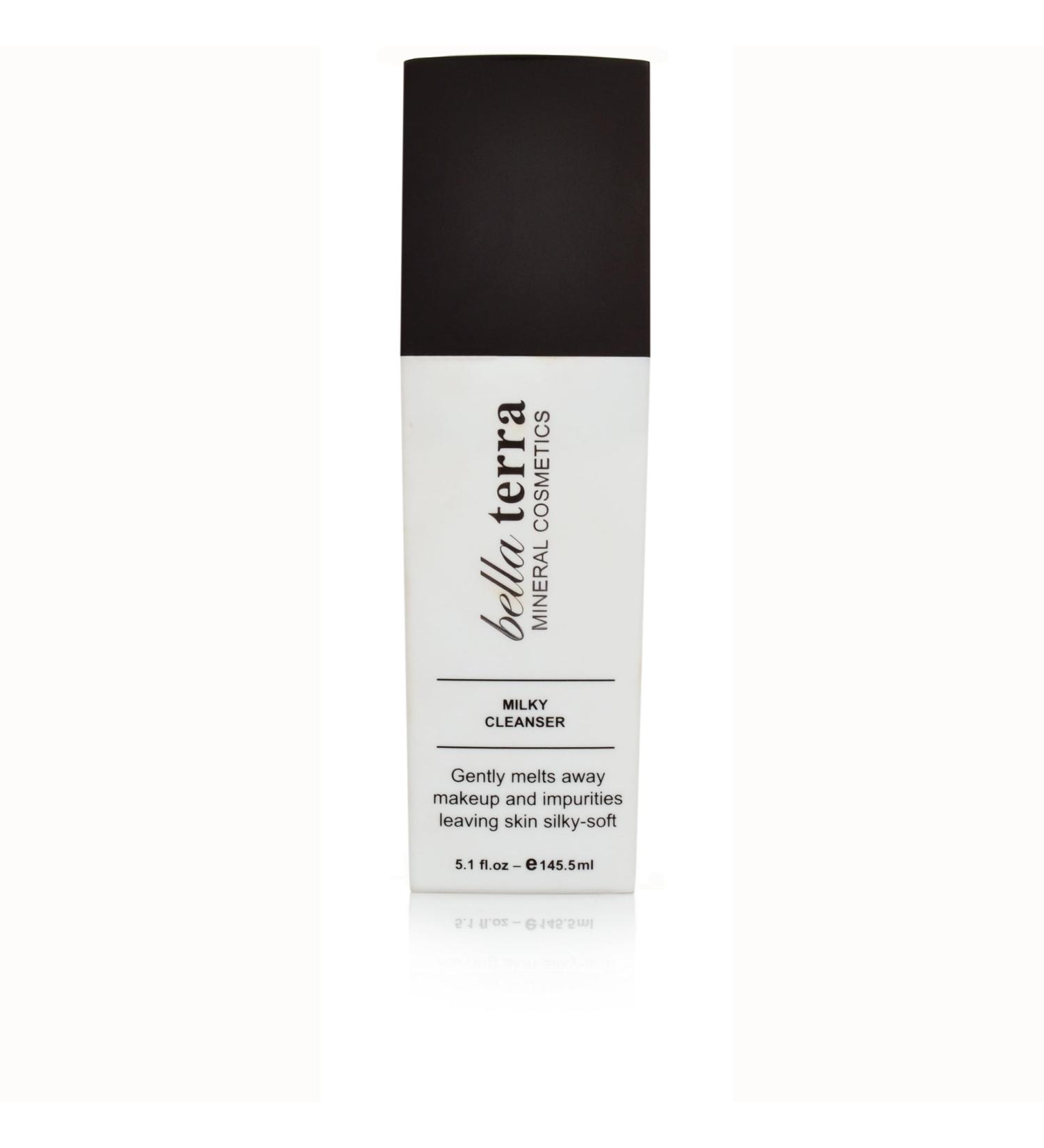 Bellaterra Cosmetics Milky Cleanser for Sensitive & All Skin Types Gentle Makeup Remover with Chamomile Antioxidants & Dead Sea Minerals 5.1 fl oz / 145.5 ml Hydrating Face Wash - Buy Online on GoSupps.com