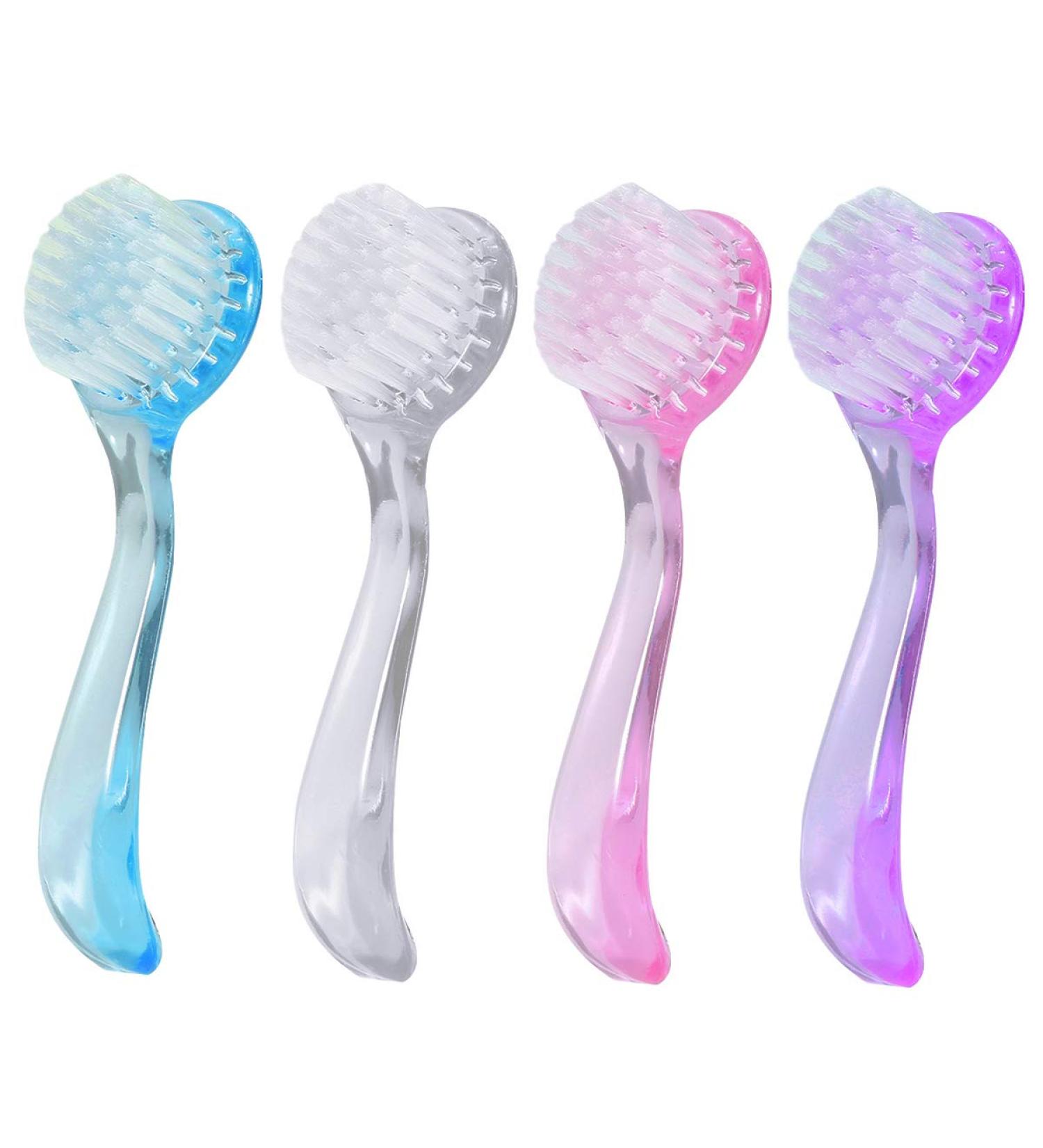 Set of 4 Colorful 13CM Nail Brushes for Hand Scrubbing and Cleaning - Buy Online on GoSupps.com