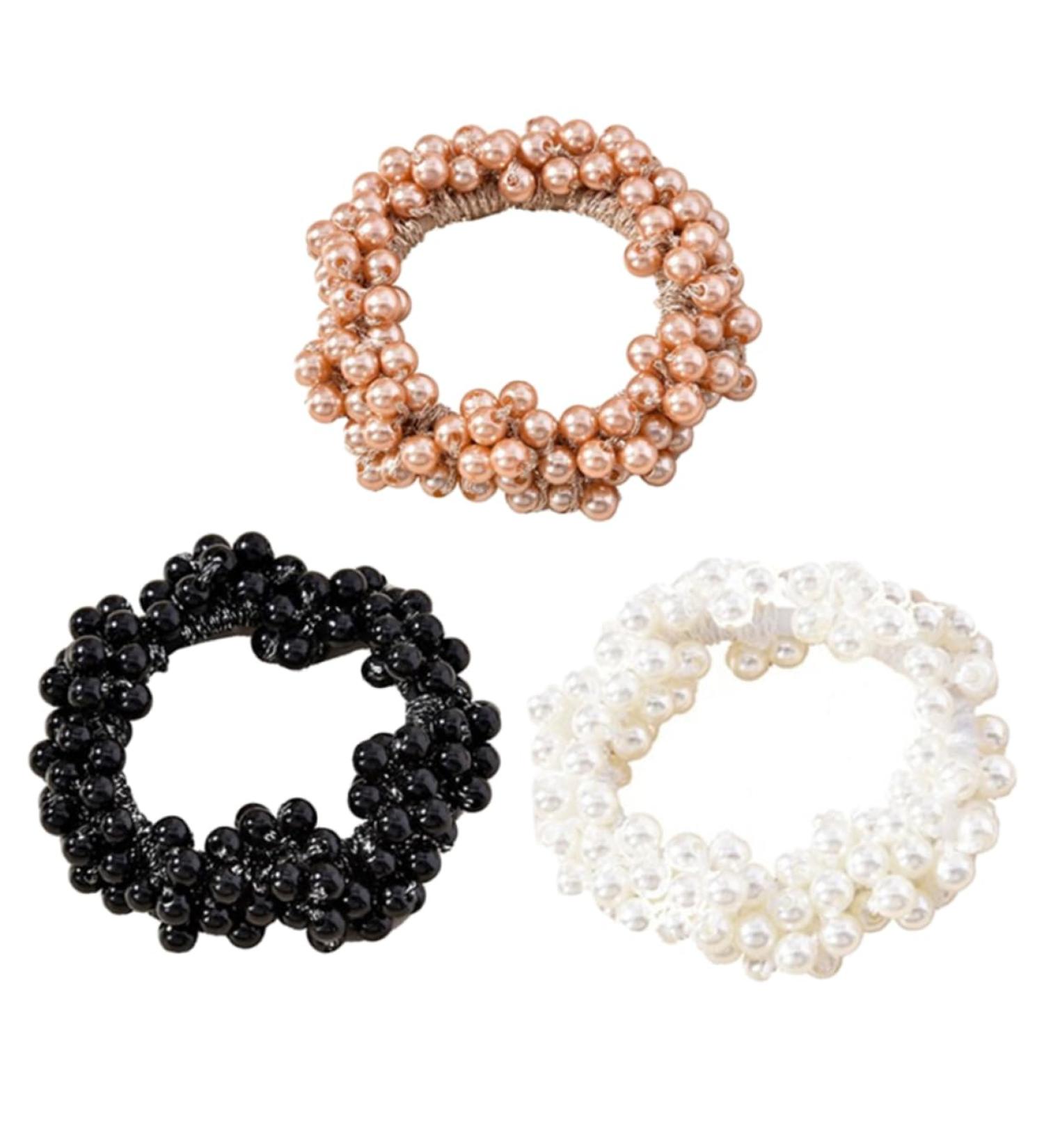 Beaupretty Hair Holder Ring Set headpiece for women beaded elastic hair s for women hair ties for women beaded hair ring head s for womens for womens hair rubber Rubber Hair Rope - Buy Online on GoSupps.com