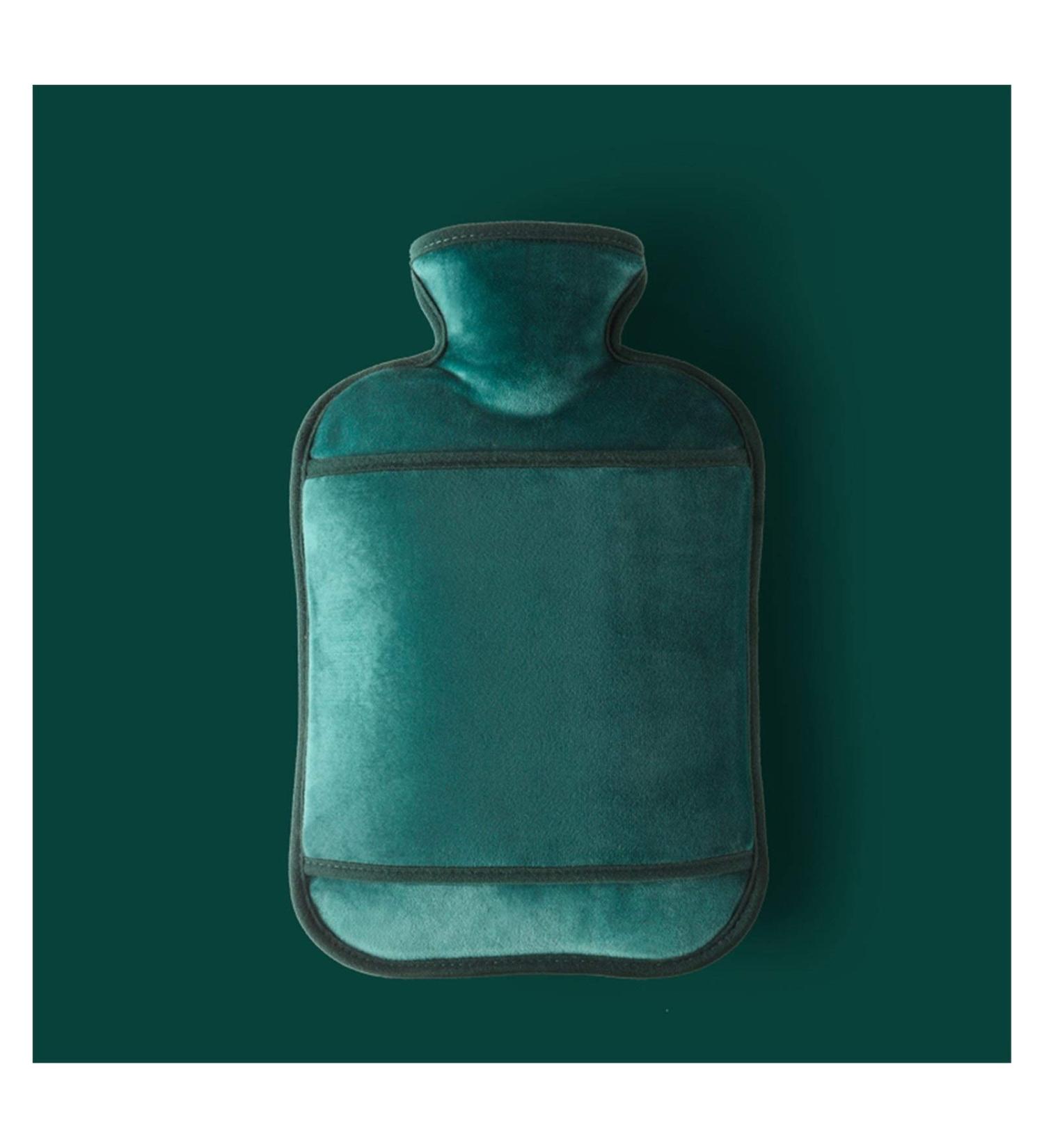 MAIES 2L Classic Hot Water Bottle - Soft Cover for Pain Relief Foot Warmer & Menstrual Cramps | Shop Internationally - Buy Online on GoSupps.com