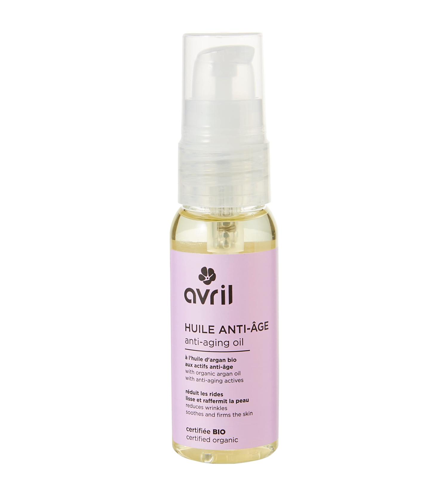 Avril - Organic Anti-Aging Oil - Organic Argan Oil and Anti-Aging Active - 98% Natural Origin - Ecocert Certified Organic - Made in France - 30 ml