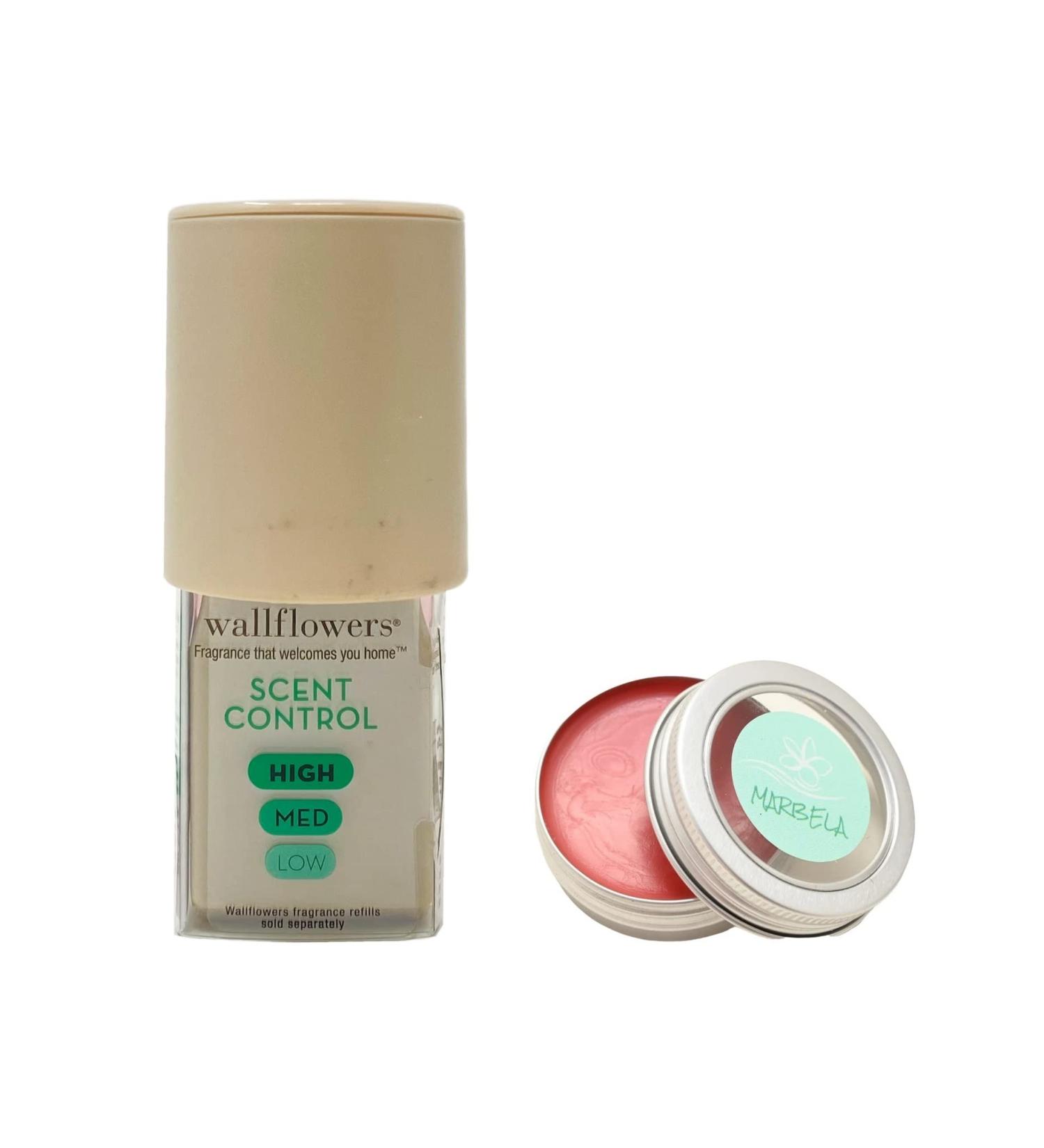 Bath & Body Works Taupe Wallflowers Scent Control Fragrance Plug and a Strawberry Lip Balm - Buy Online on GoSupps.com