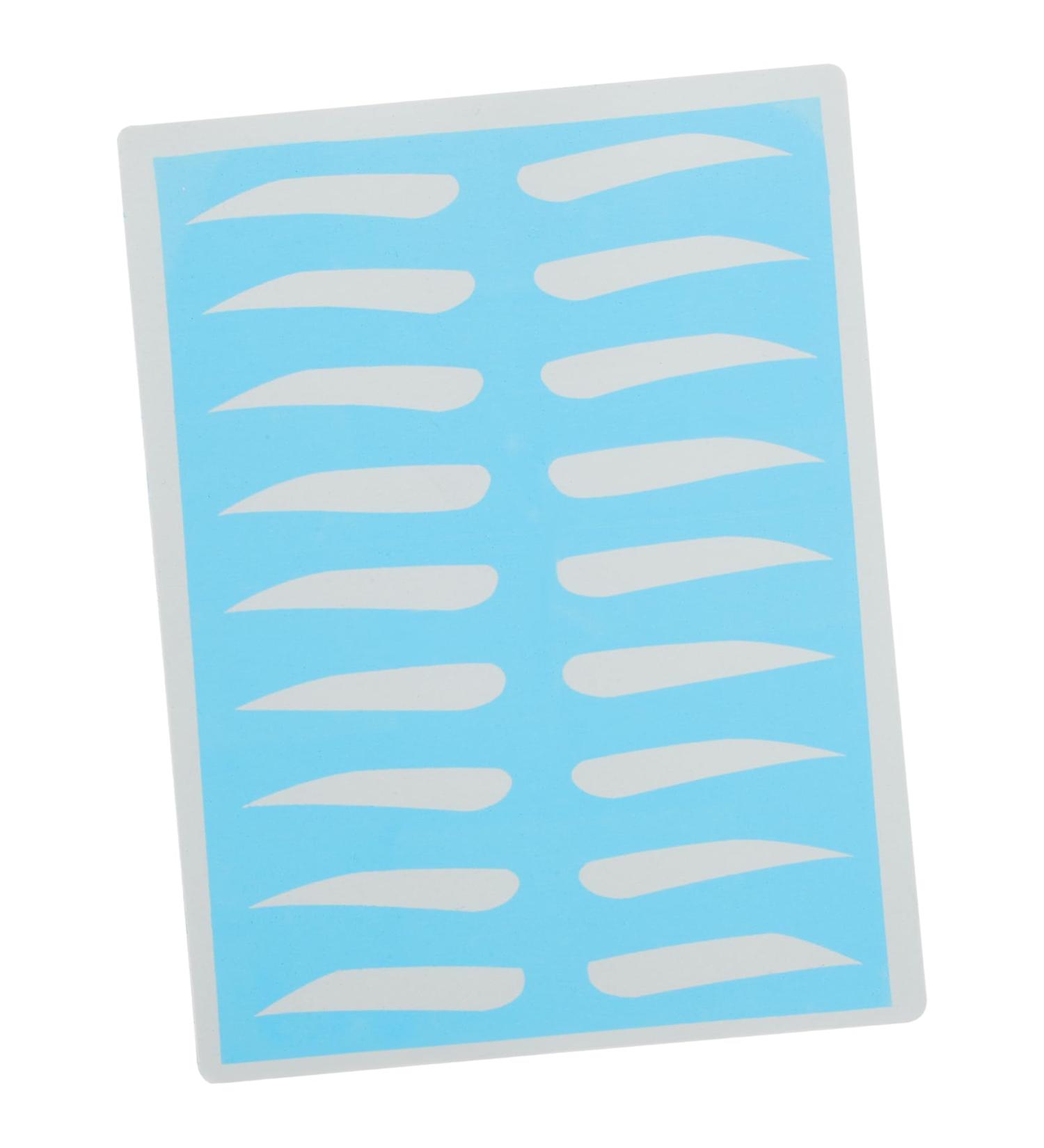 NOLITOY 8 Pairs Tool Card Eyebrow Practice Skin Eyebrow Shaping Stencils Material Eyebrow Trimming - Buy Online on GoSupps.com