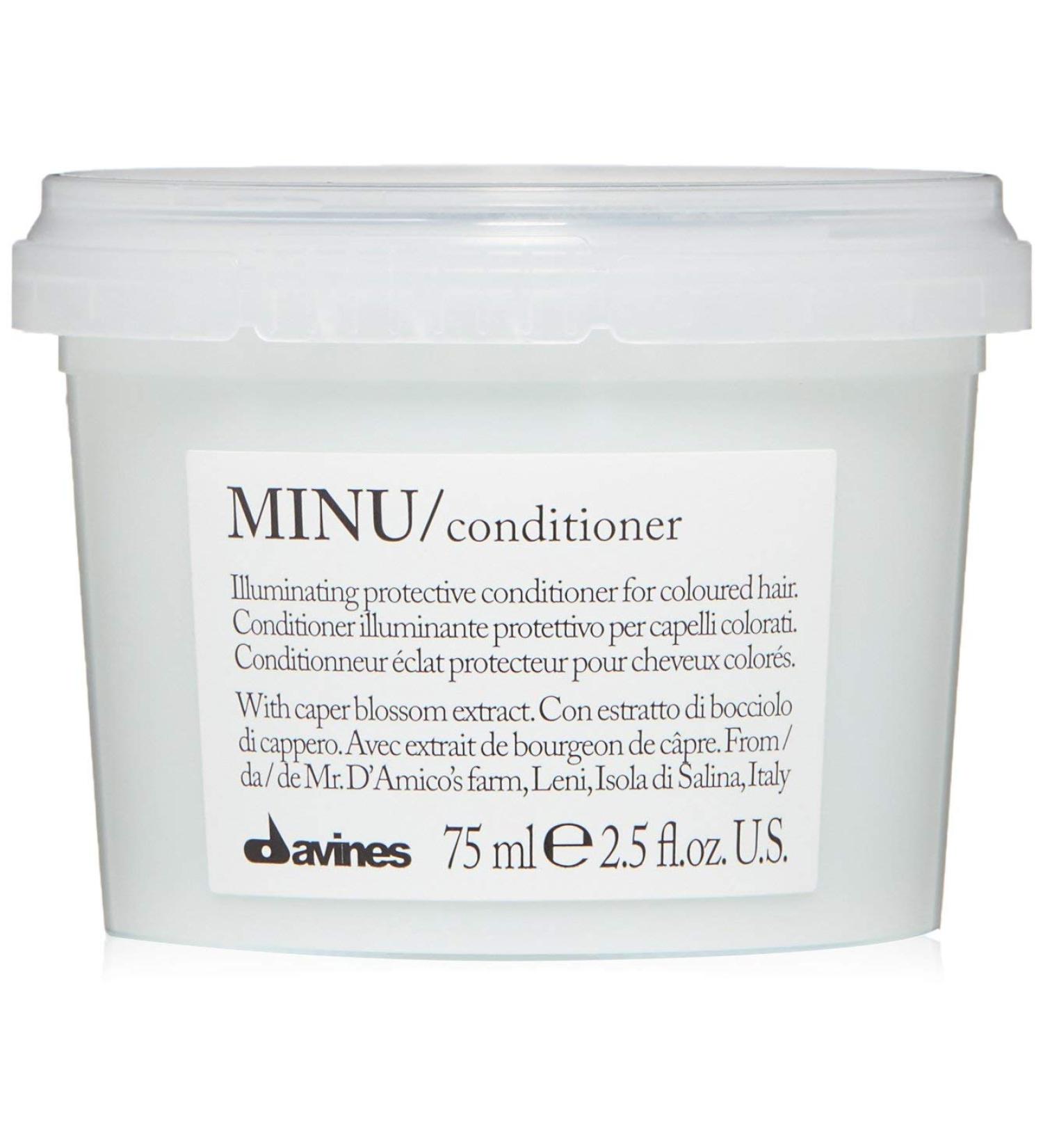 Davines MINU Conditioner 75ml - Best Color Care for Bright & Shiny Hair | Shop Internationally - Buy Online on GoSupps.com