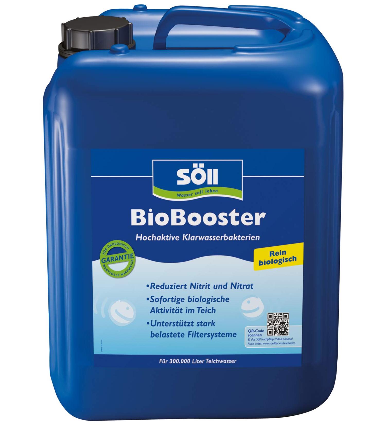 S ll 80410 Biobooster Pond Bacteria - 10L for Clear Water in Garden & Koi Ponds | Reduces Nitrate & Enhances Water Quality - International Shipping Available - Buy Online on GoSupps.com