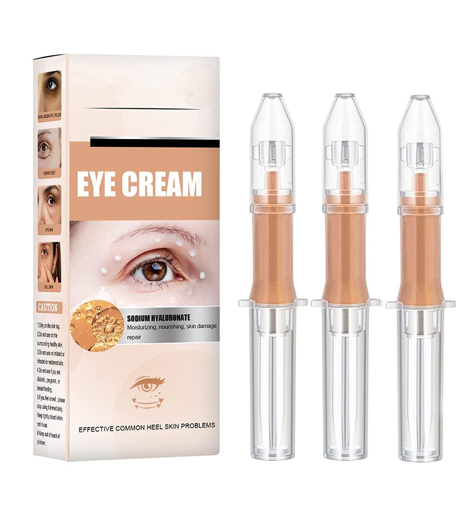 1 min Eyes Beauty S rum contour des yeux pour les cernes et les poches cr me pour enlever instantan ment les poches oculaires s rum instantan pour les yeux (3 pi ces) - Buy Online on GoSupps.com