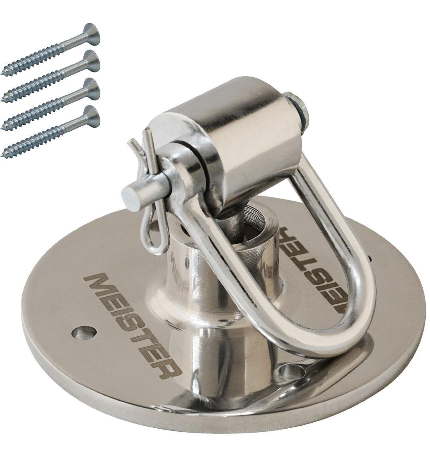 Meister Speed Bag Swivel - Stainless Steel Mount with 360 Ball Bearings for All Speed Bags - Buy Online on GoSupps.com