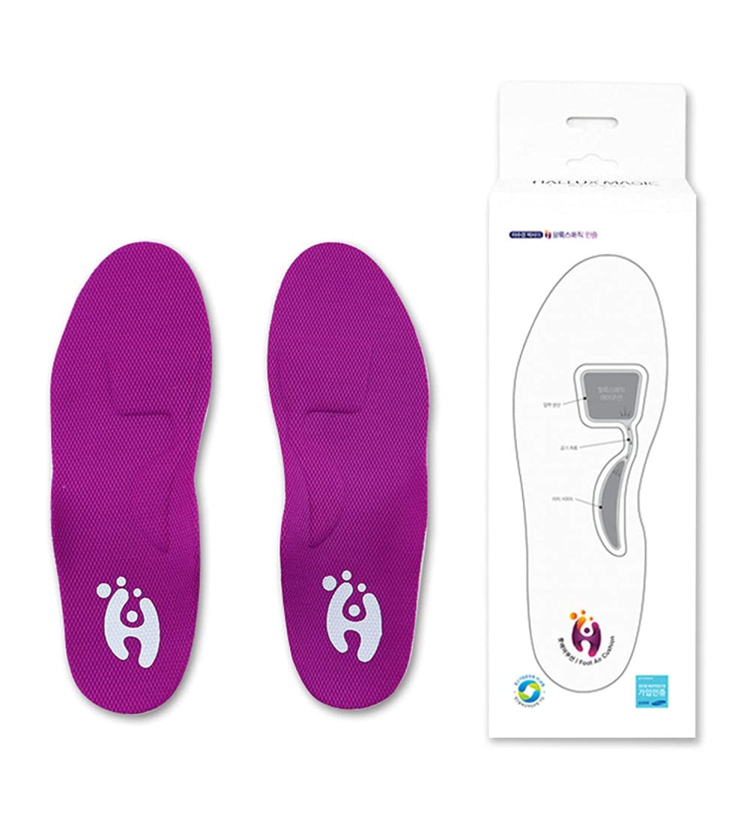 Dr. Lee's Hallux Magic Insole - Arch Support & Pain Relief for Men & Women (L Purple) - Buy Online on GoSupps.com