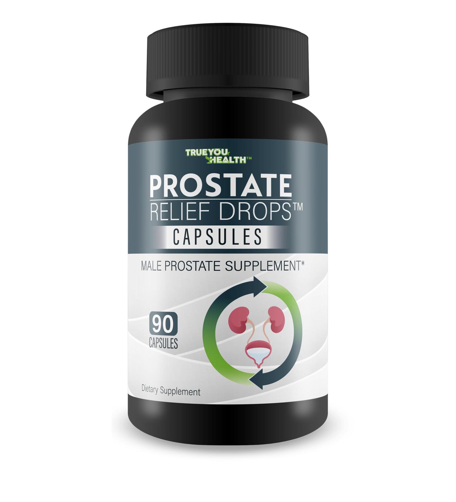 Prostate Relief Drops Capsules - Natural Prostate Supplement for Men - Our Best Prostate Supplements for Men - Our Best Prostate Health Supplement - Our Best Prostate Supplements for Men Over 50 & 60 - Buy Online on GoSupps.com
