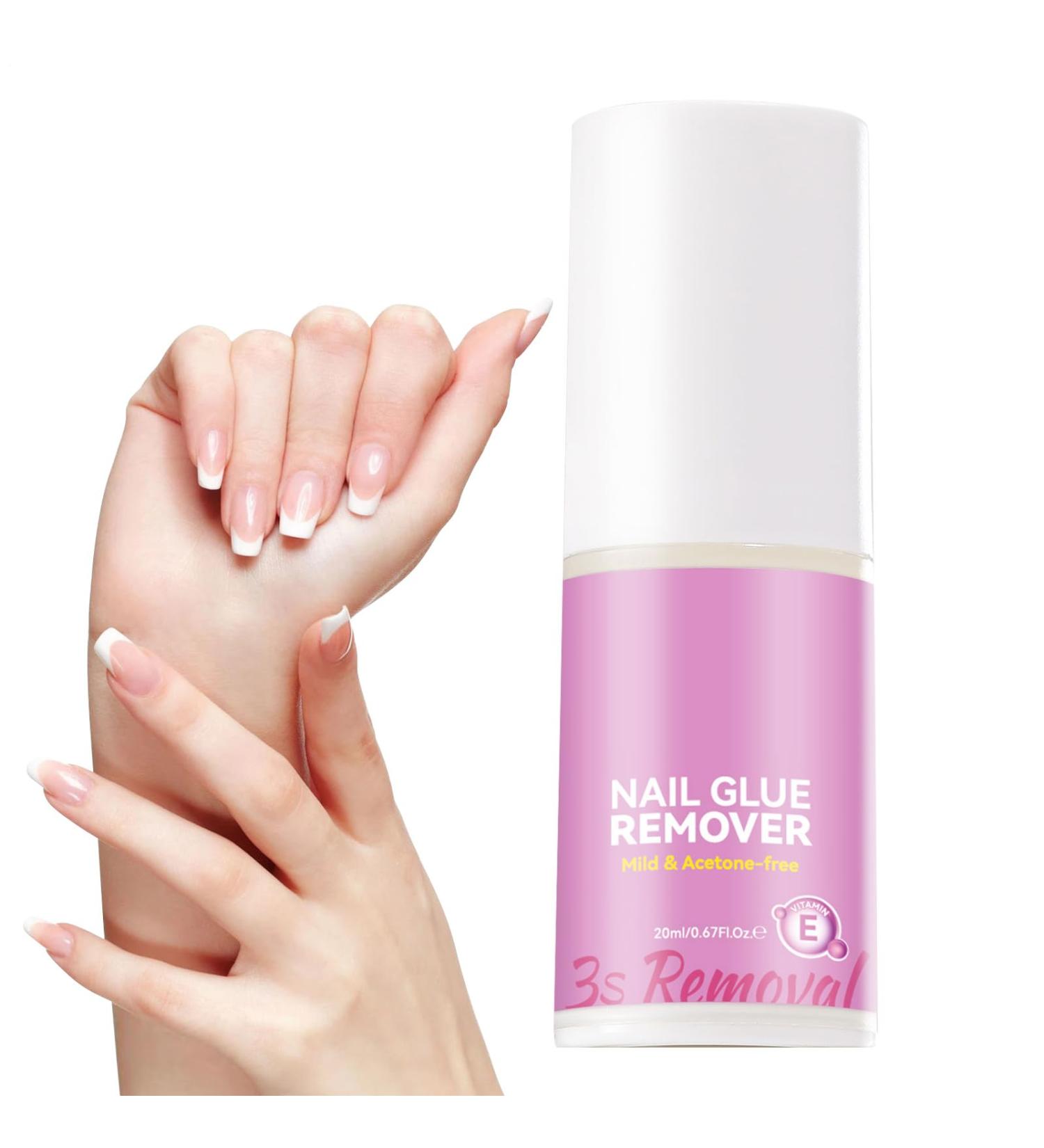  Bexdug Nail Glue Remover for Pressed Nails | Gel Nail Lifter 20ml | Nail Glue Remover Spray for Salon and Home Pedicure Daily Manicure and Pedicure at Home - Buy Online on GoSupps.com