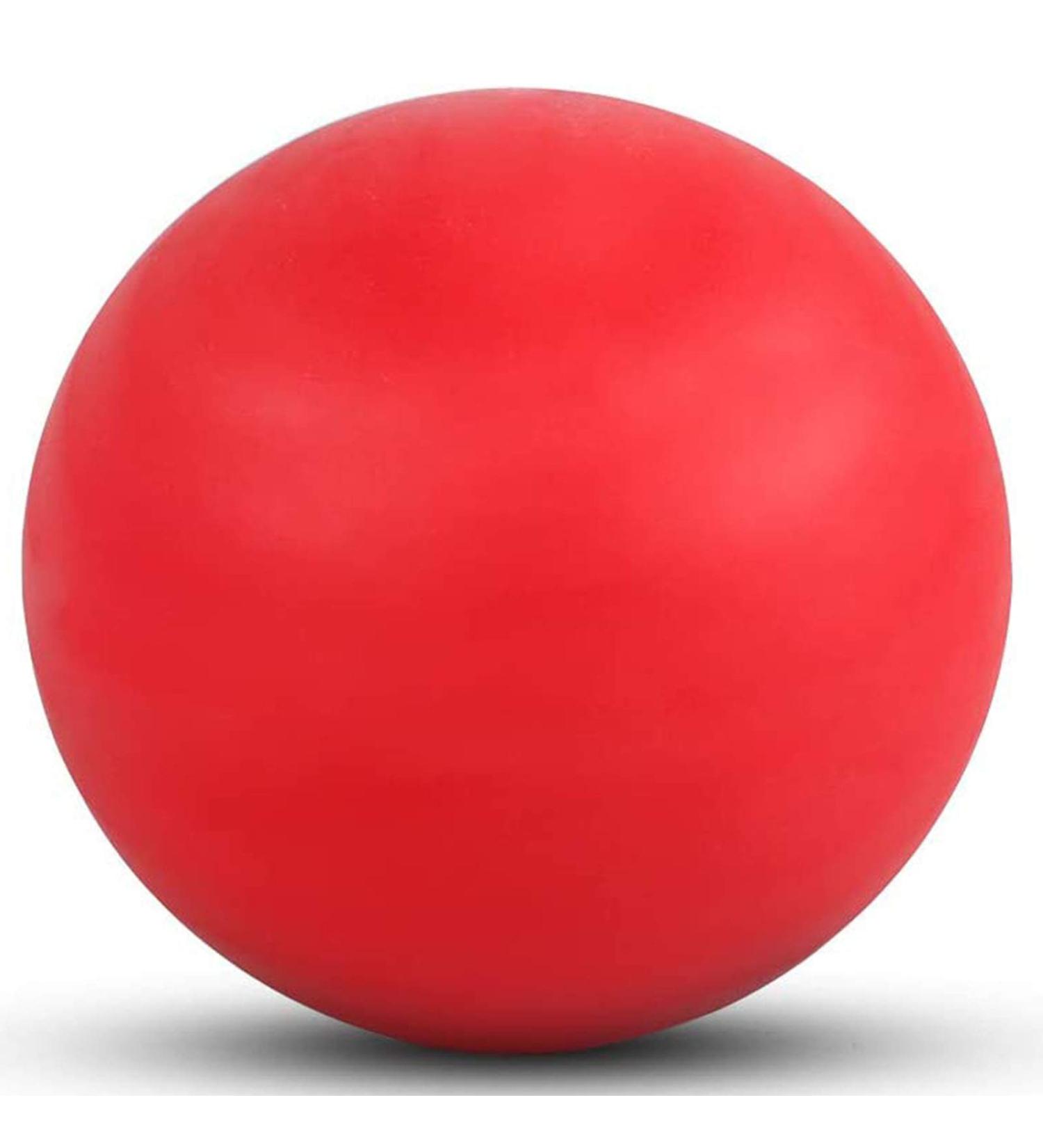 Wovte Silicone Massage Lacrosse Ball for Sore Muscles - Deep Tissue Relief for Shoulders, Neck, Back, and Feet - Trigger Point Therapy for Muscle Knots - Ideal for Yoga and Myofascial Release - Red - Buy Online on GoSupps.com