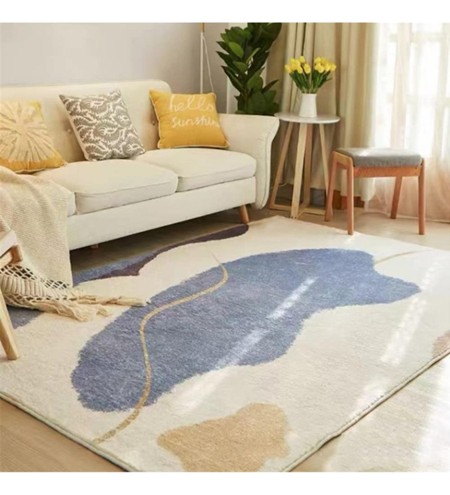ULOCK Modern Minimalist Light Luxury Carpet - Easy to Clean for Living Room Bedroom & Kitchen - Buy Online on GoSupps.com