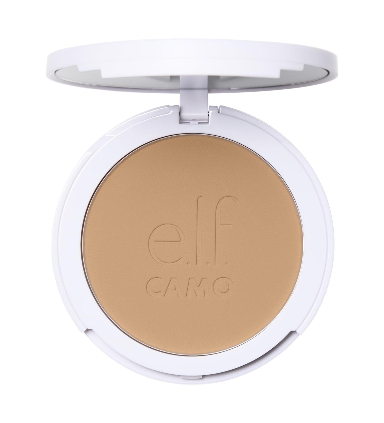 e.l.f. Camo Powder Foundation Medium 310 C - Primer-Infused Buildable Coverage, Long-Lasting Formula - 1 Count - Buy Online on GoSupps.com