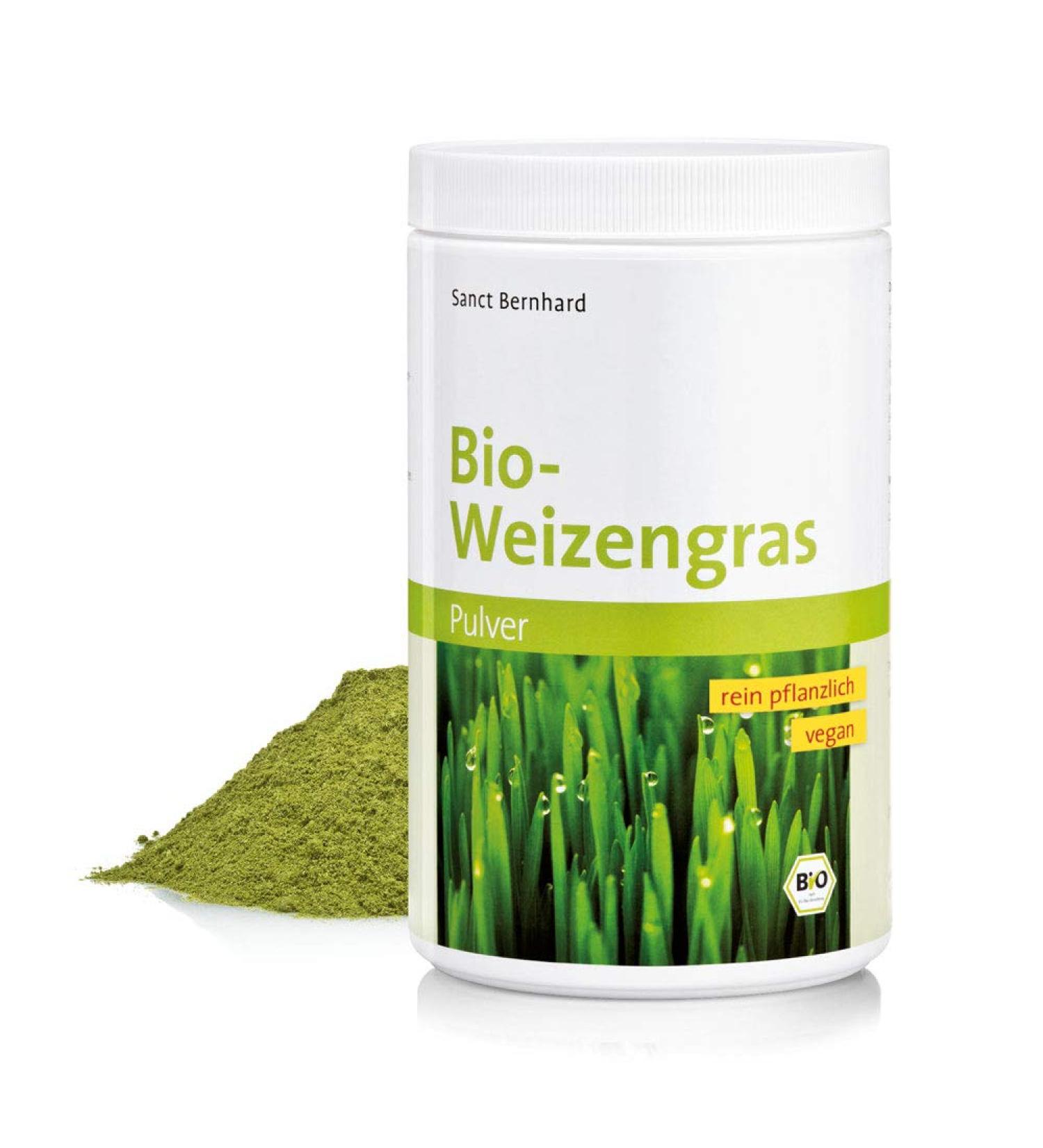 Sanct Bernhard organic wheatgrass powder gently dried content 350 g