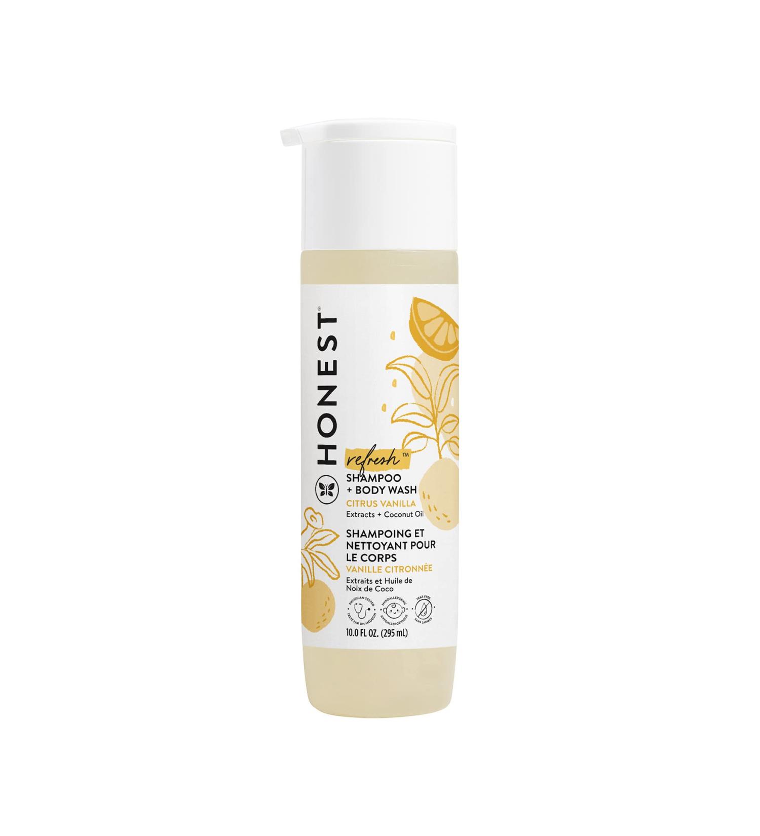Buy The Honest Company Citrus Vanilla Shampoo & Body Wash 10 Fl. Oz - Gentle & Natural Cleanse - Buy Online on GoSupps.com