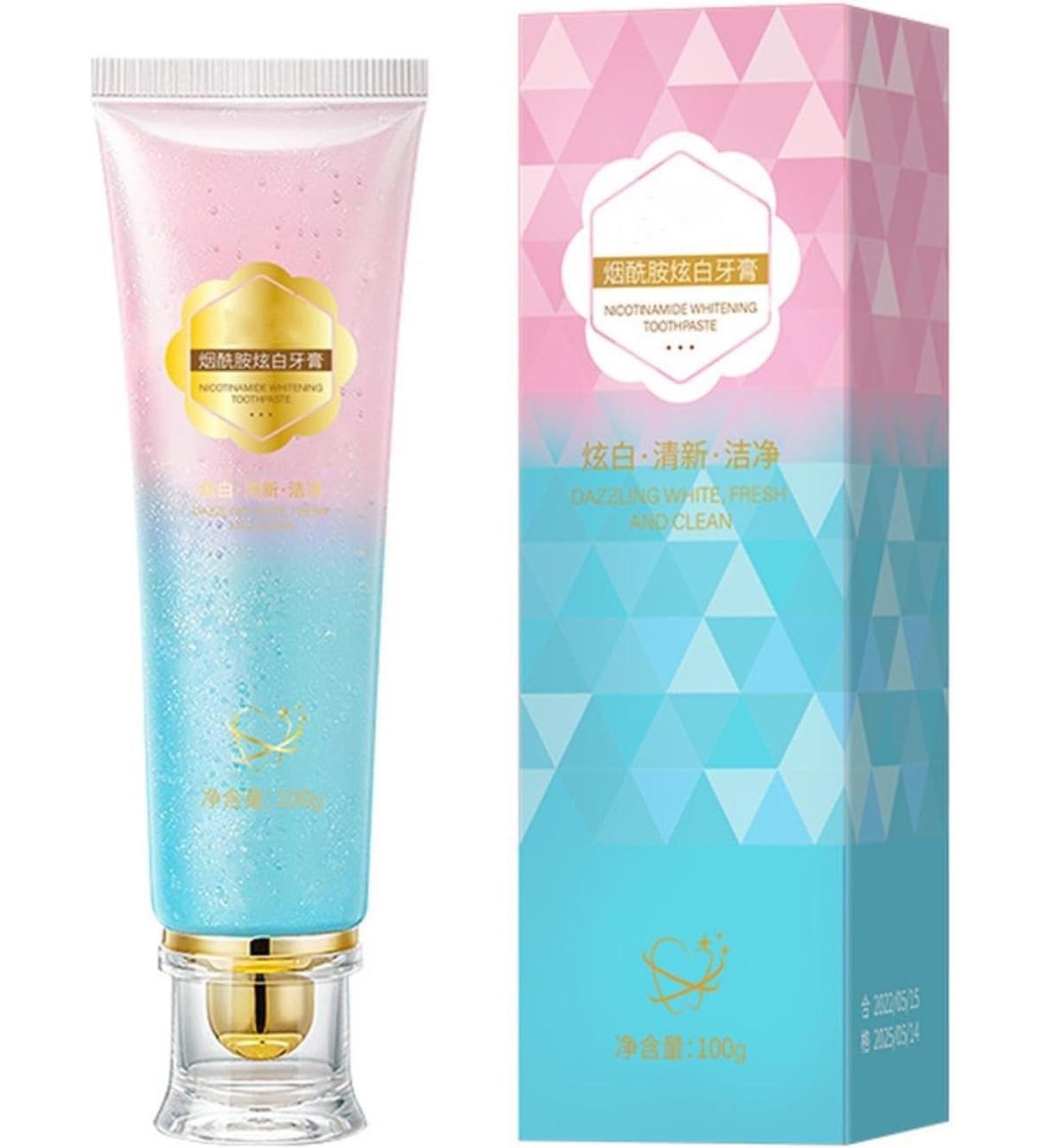 Niacinamide Whitening Toothpaste Niacinamide Whitening Toothpaste Whitening Toothpaste Fresh Breath Decontamination Toothpaste - Buy Online on GoSupps.com