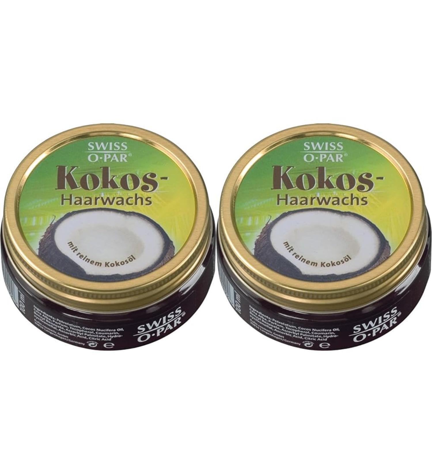 Swiss-O-Par Swiss-o-Par Coconut Hair Wax (Pack of 2) 100 ml (Pack of 2)
