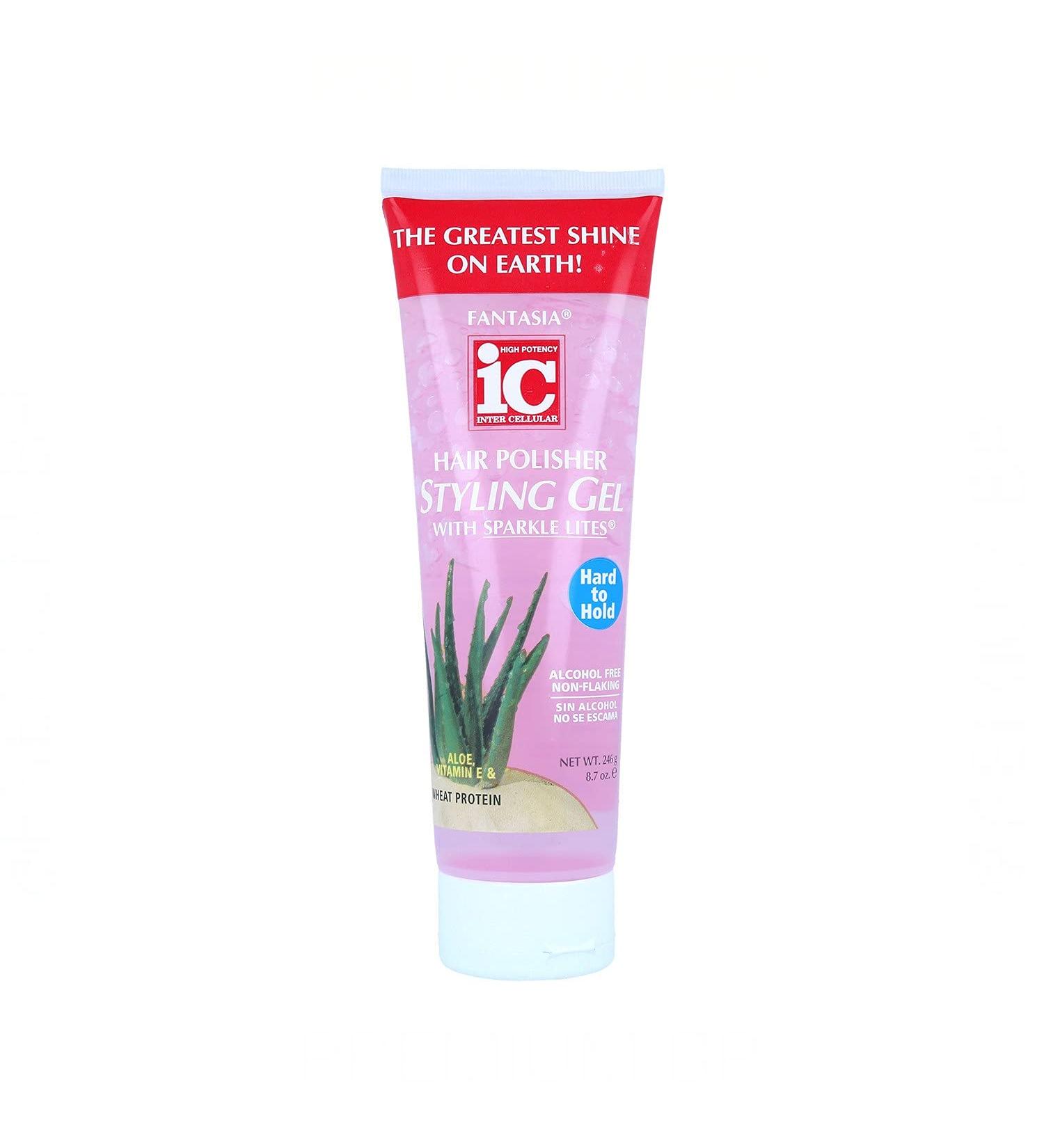 Buy Fantasia IC Hair Polisher Hard To Hold Styling Gel - 8.7 Oz | International Shipping Available - Buy Online on GoSupps.com