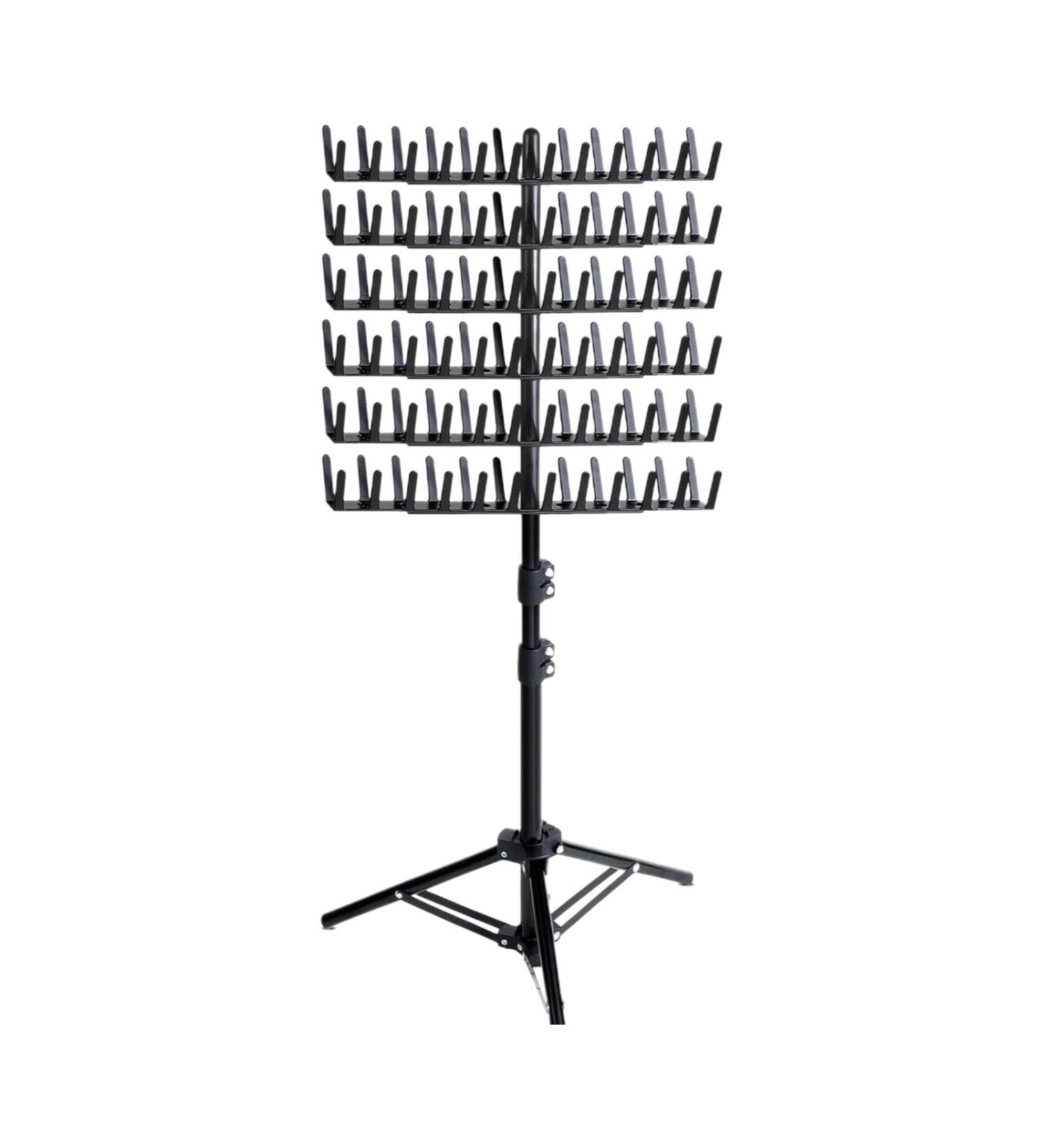 predolo Braiding Hair Rack Standing Standing Braid Rack 144 Pegs Double Sided Standing Hair Stand for Braiders Hairstylists black - Buy Online on GoSupps.com