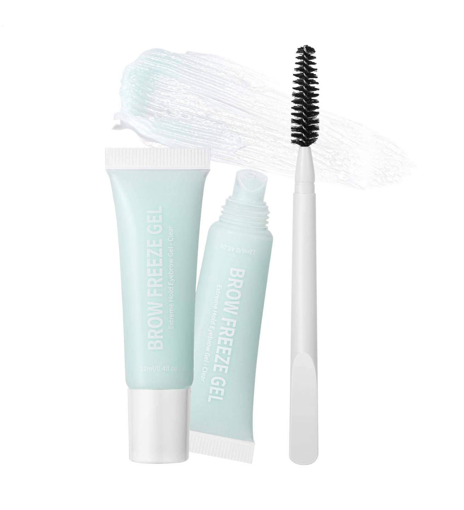 Eyebrow Gel | Eyebrow Fixer | Natural Quick-Drying Gel 12ml Water-Resistant with Brush for Parties Travel and Everyday Use - Buy Online on GoSupps.com