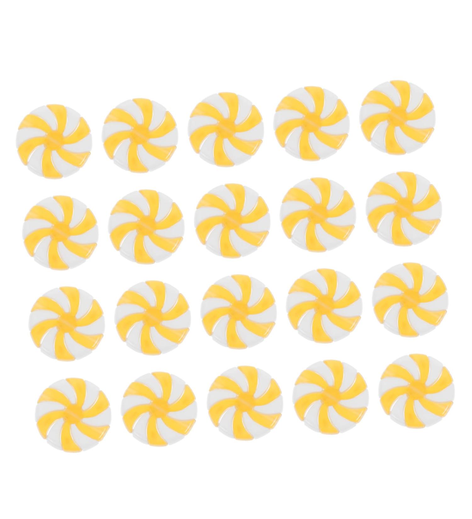 Zerodeko 150 Pcs Christmas Candy Decorations Christmas Sto Christmas Garland Decorations Hanging Diy Jewelry Candy Christmas Ornaments Peppermint Decor Christmas Tree Acrylic Light Post Yellowx3pcs 2.2X2.2X0.5cmx3pcs - Buy Online on GoSupps.com