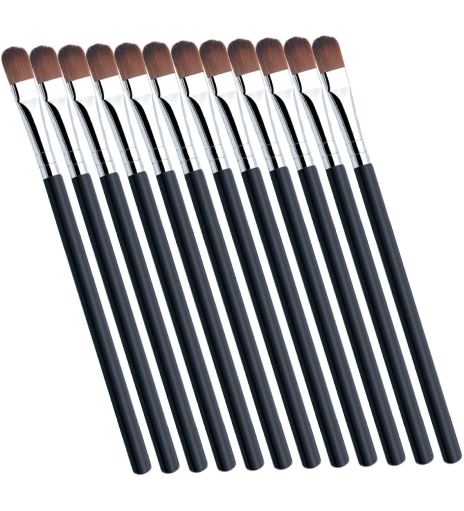Housoutil 100pcs Eye Shadow Brush Makeup Brush Eye Shadow Applicators Women Lip Brush Mix Miss Eyeliner Brush - Buy Online on GoSupps.com
