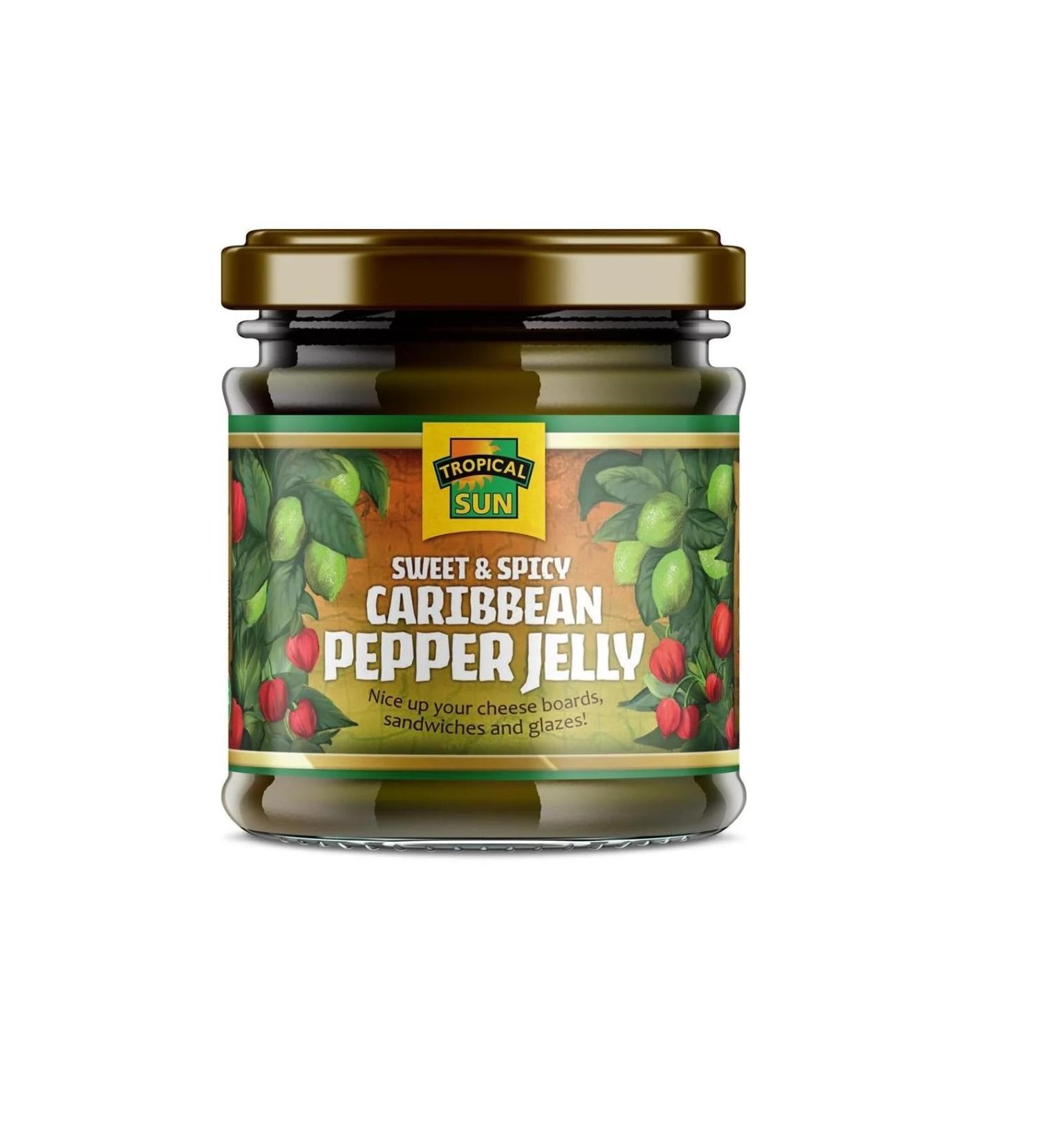Tropical Sun Caribbean Pepper Jelly 170g Box of 6-Fd