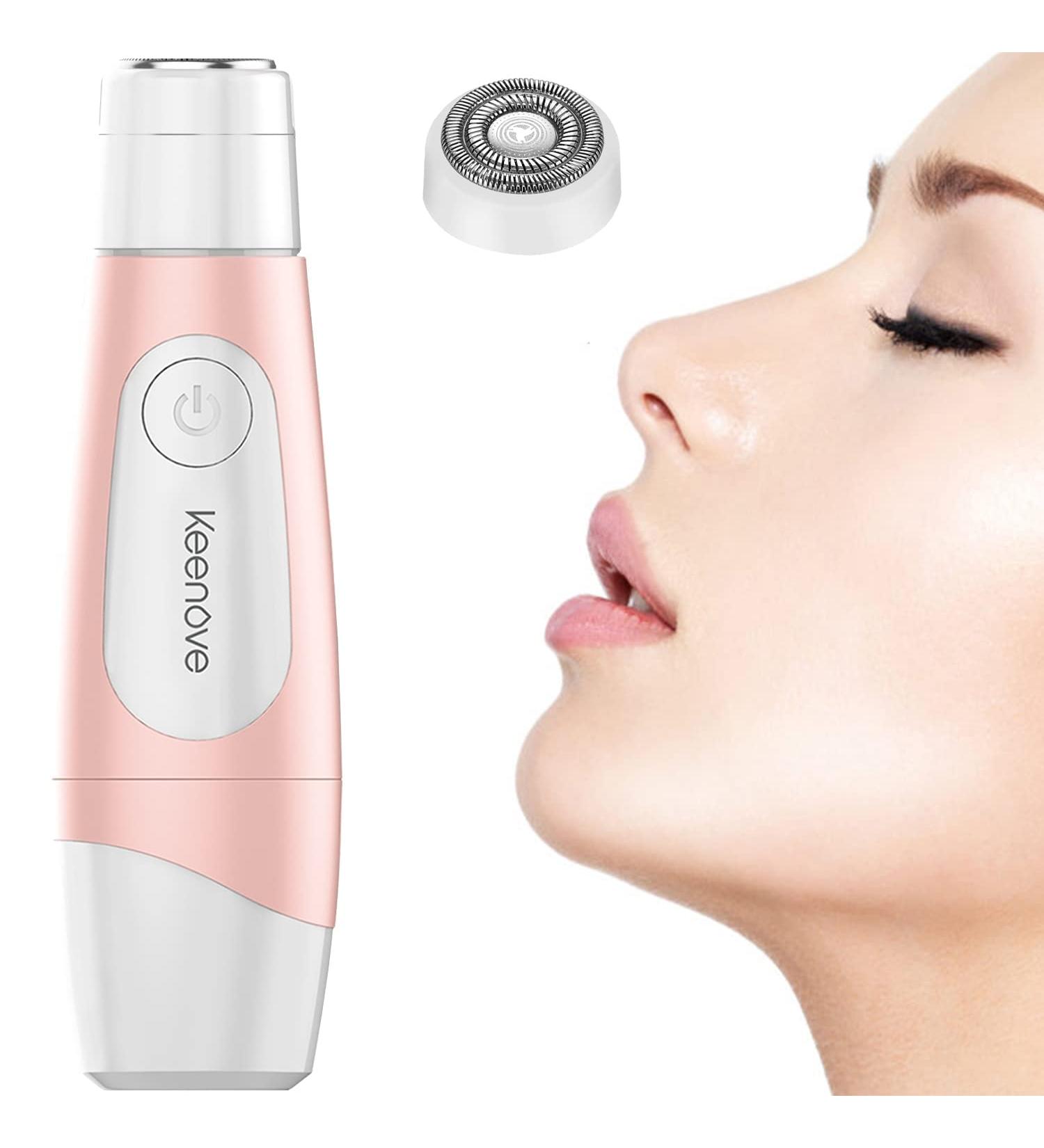 Powerful Pro Facial Hair Remover for Women - Painless Electric Shaver with Replacement Head - Buy Online on GoSupps.com
