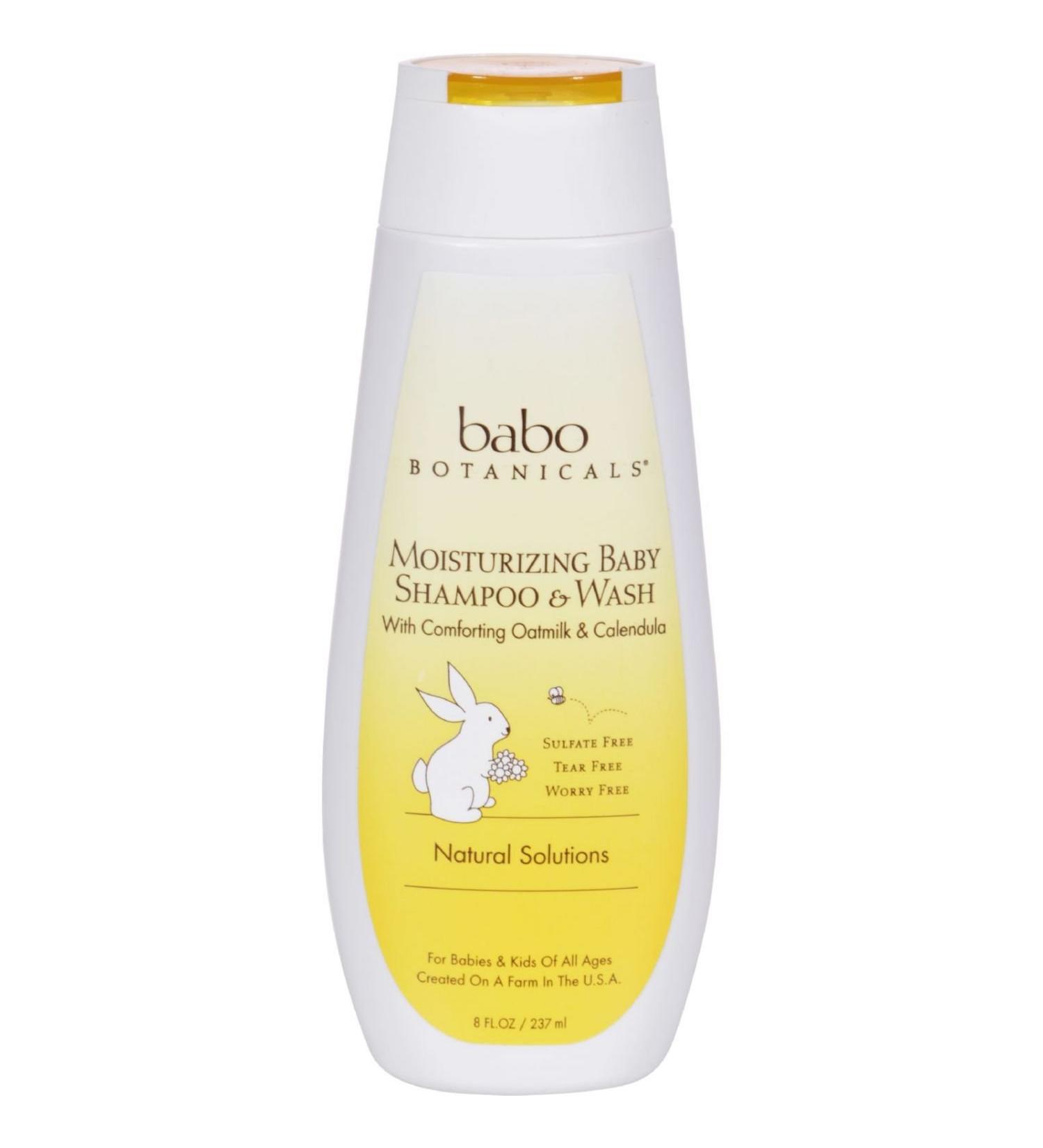 Babo Botanicals Babo Botanicals Moisturizing Baby Shampoo and Wash - Oatmilk Calendula  8 fluid_ounces