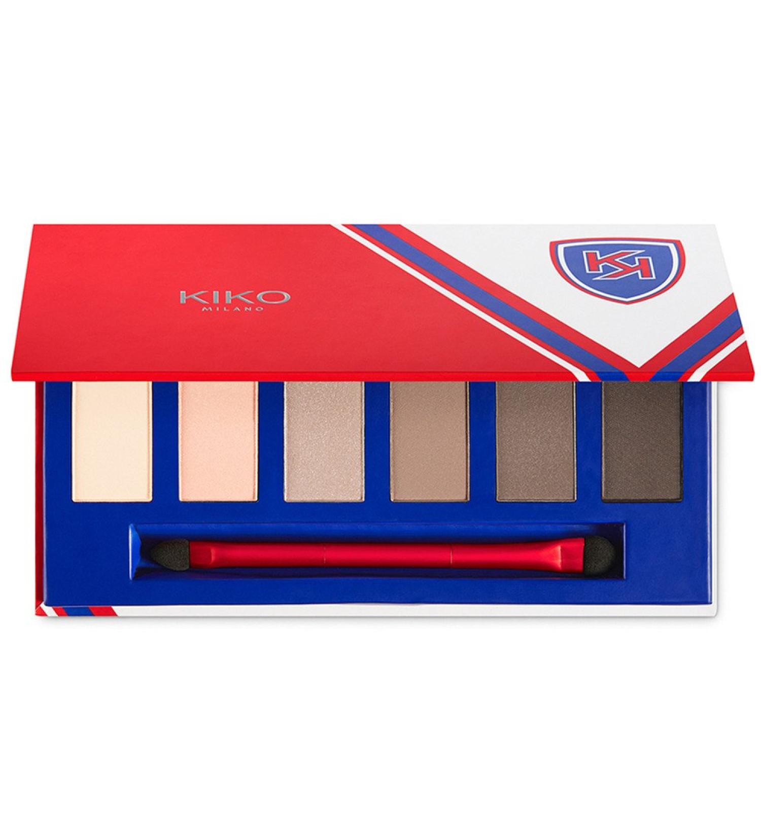 Kiko Milano Prom Queen Eyeshadow Palette No. 02 Stylish Taupes Contents: 6x2g palette with 6 great color -intensive eyeshadow for great eyes.