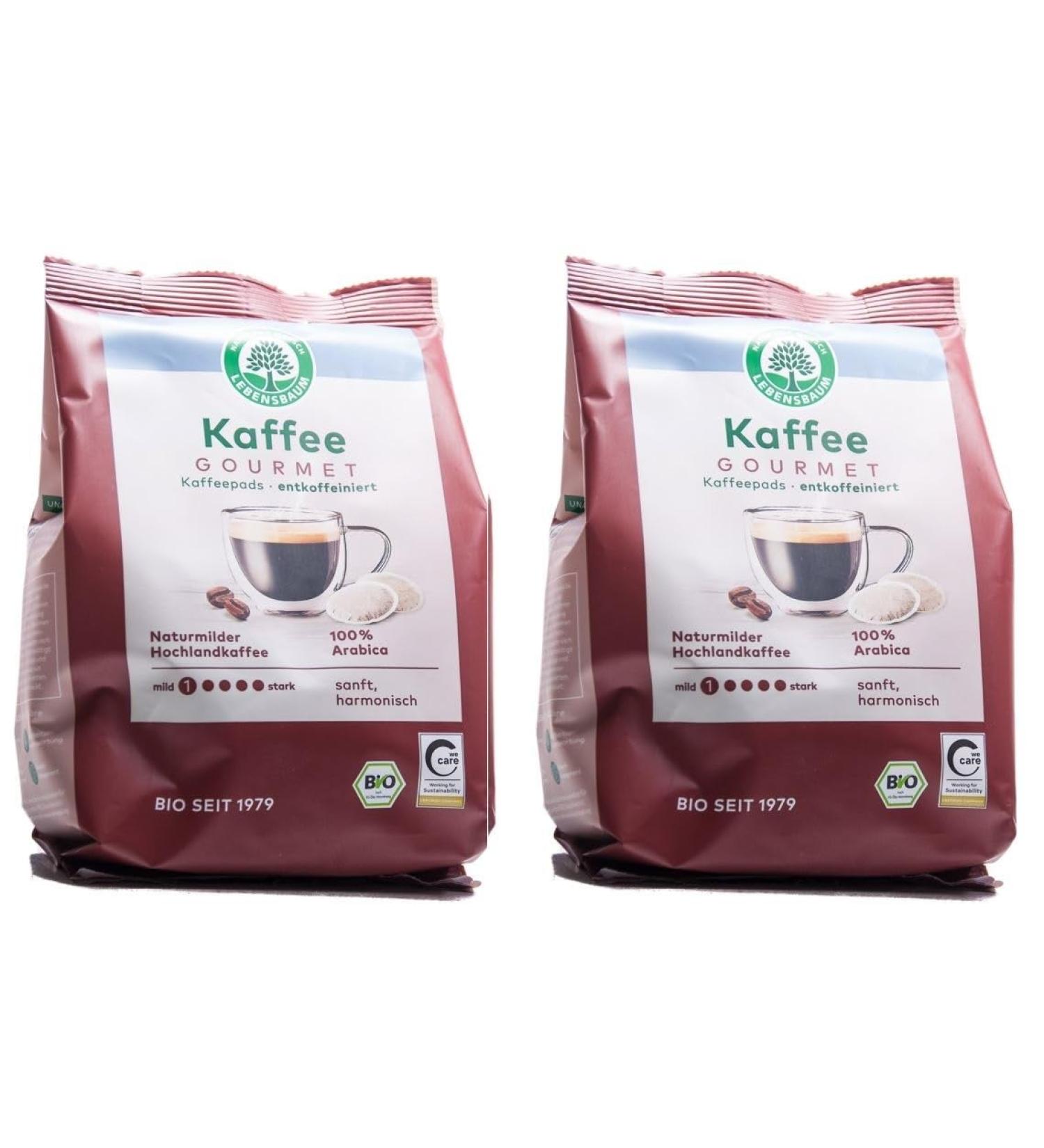 Lebensbaum U Walter Coffee Gourmet coffee pods caffeinefree 2 x 126 g - Buy Online on GoSupps.com