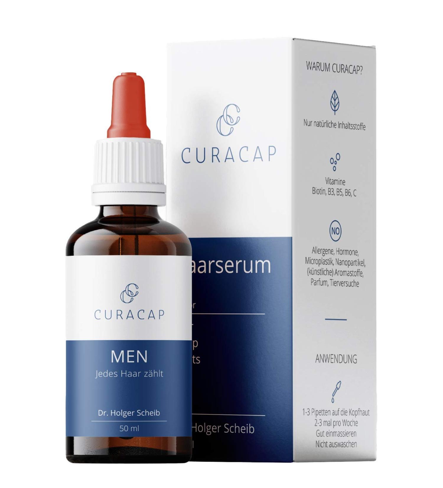 CuraCap Dr Holger Scheib Dr Holger Scheib Men Hair Tonicum packaged per piece 1 x 50 ml - Buy Online on GoSupps.com
