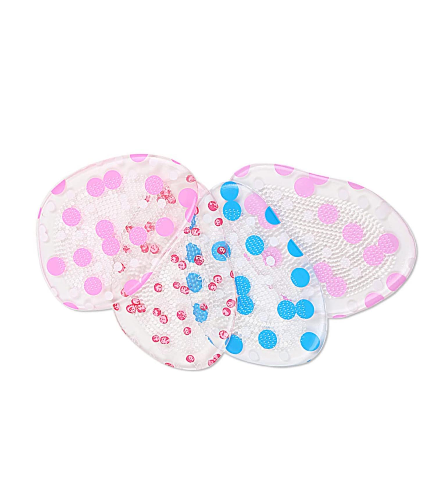 FRCOLOR Gel Half Insoles - 4 Pairs of Cushioned Inserts for Heels Metatarsal Comfort Pads for Women - Ideal for Pointed Shoes - Buy Online on GoSupps.com