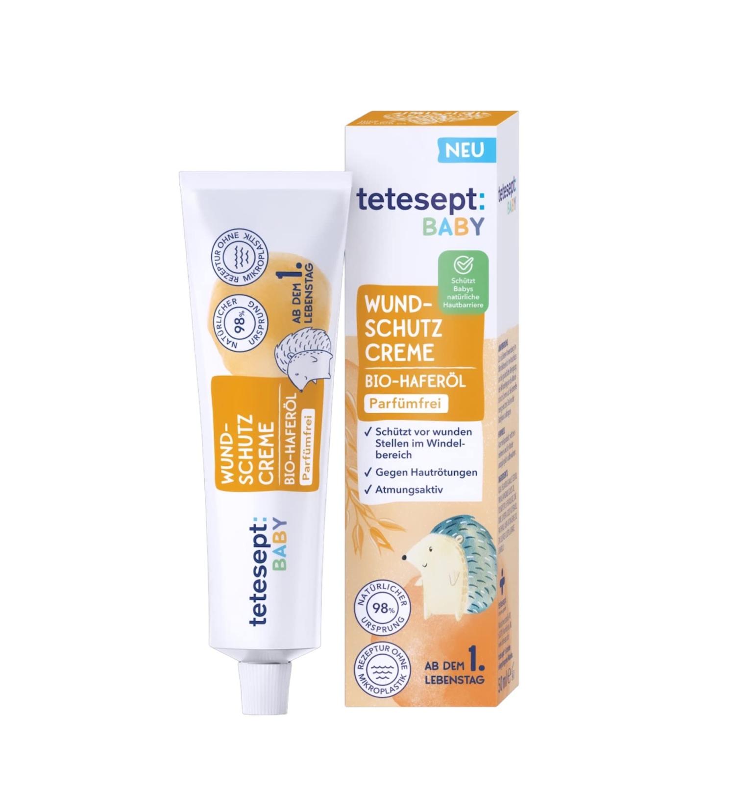 Organic Baby Diaper Wound Protection Cream | Vegan Perfume & Alcohol-Free | 50ml - Buy Online on GoSupps.com