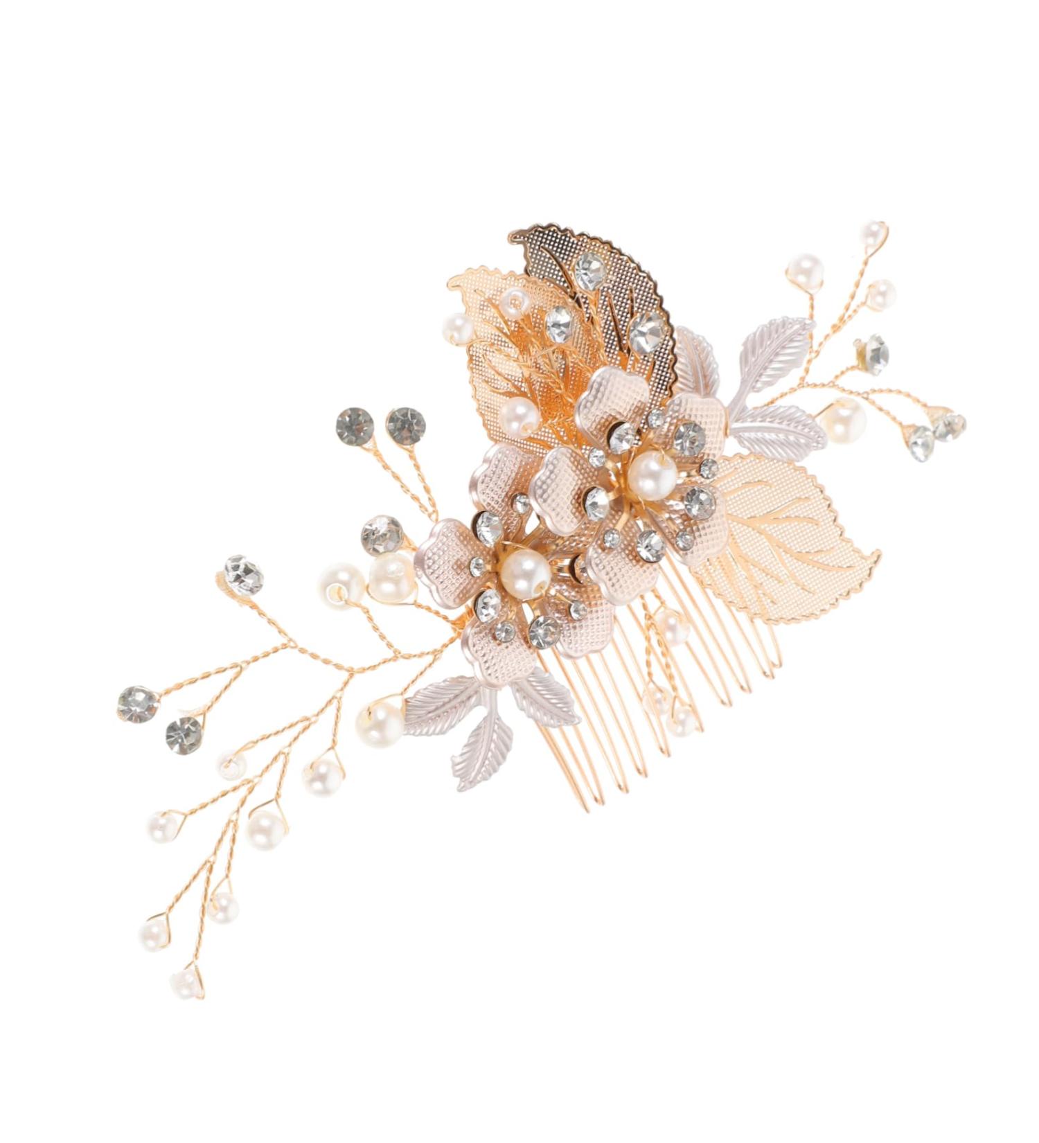 MERRYHAPY Hair Comb Aesthetic Hair Accessories Flower Hair Accessories Hanfu Hair Accessories Hair Styling Accessories Wedding Hair Clip Fairy Jewelry for Women Bride Hair Accessories - Buy Online on GoSupps.com