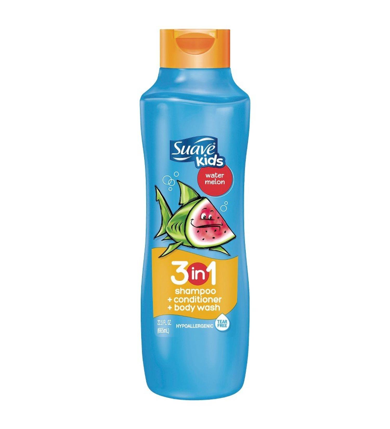 Suave Kids 3 in 1 Shampoo Conditioner Body Wash  Watermelon  22.5 oz 22.5 Fl Oz - Buy Online on GoSupps.com